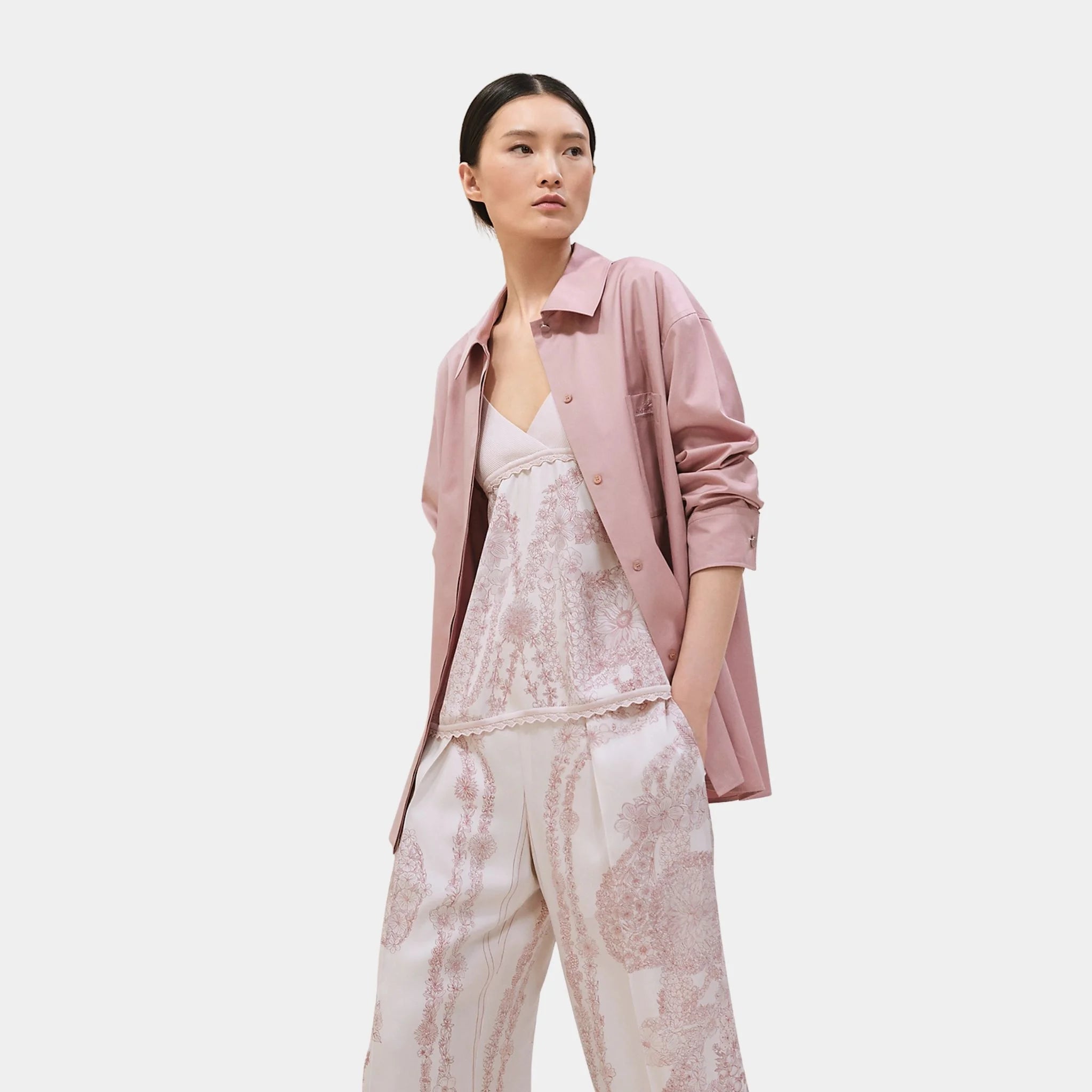 Loose-fitting Cotton Twill Shirt