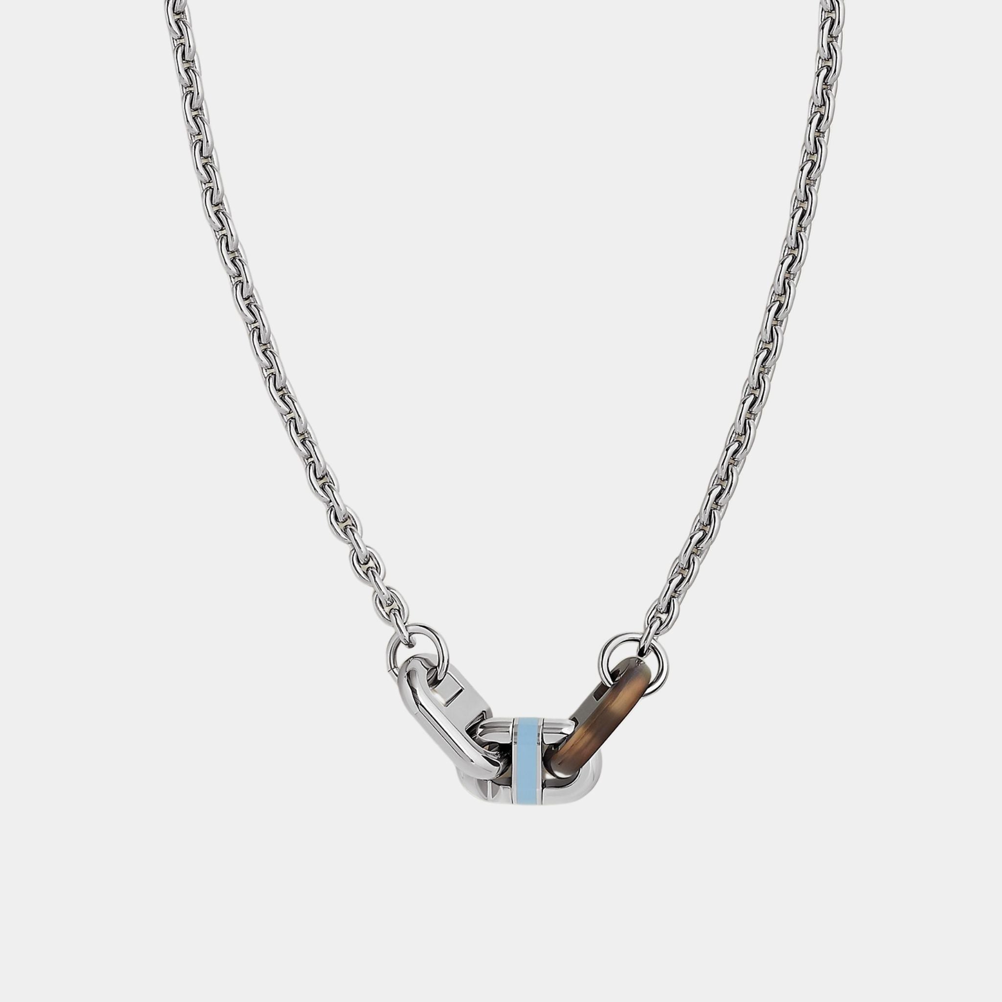 Maillon Necklace Palladium Plated
