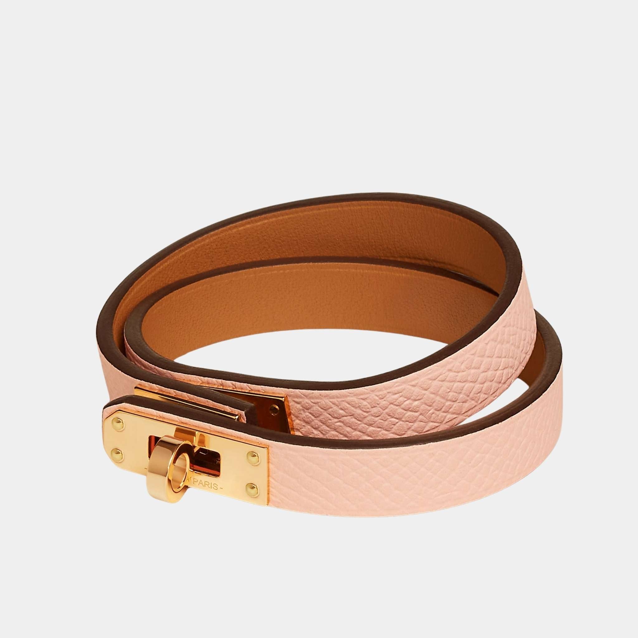 Mini Kelly Double Tour Bracelet Swift Calfskin