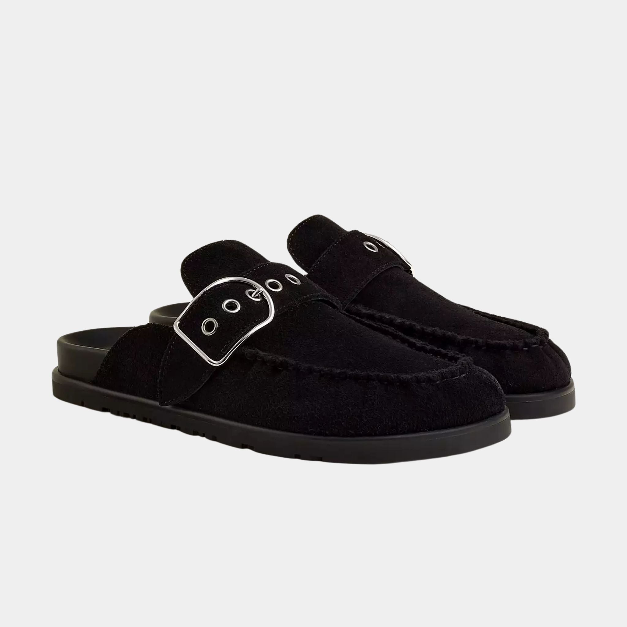 Mules Key Suede Calfskin