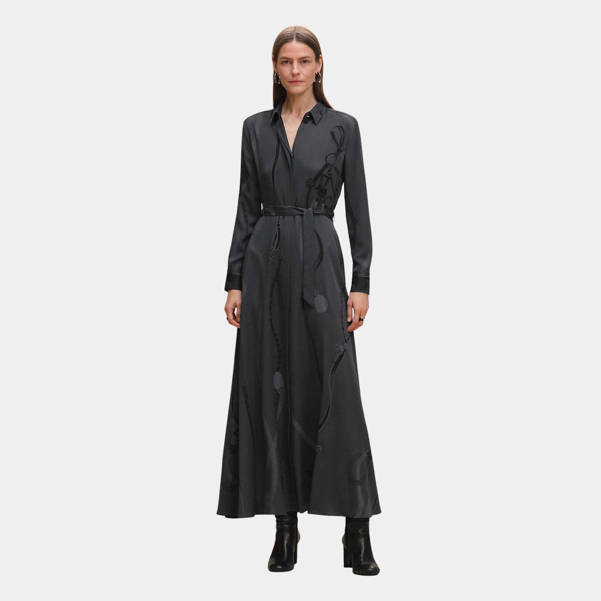 Palefroi Remix Buttoned Long Dress