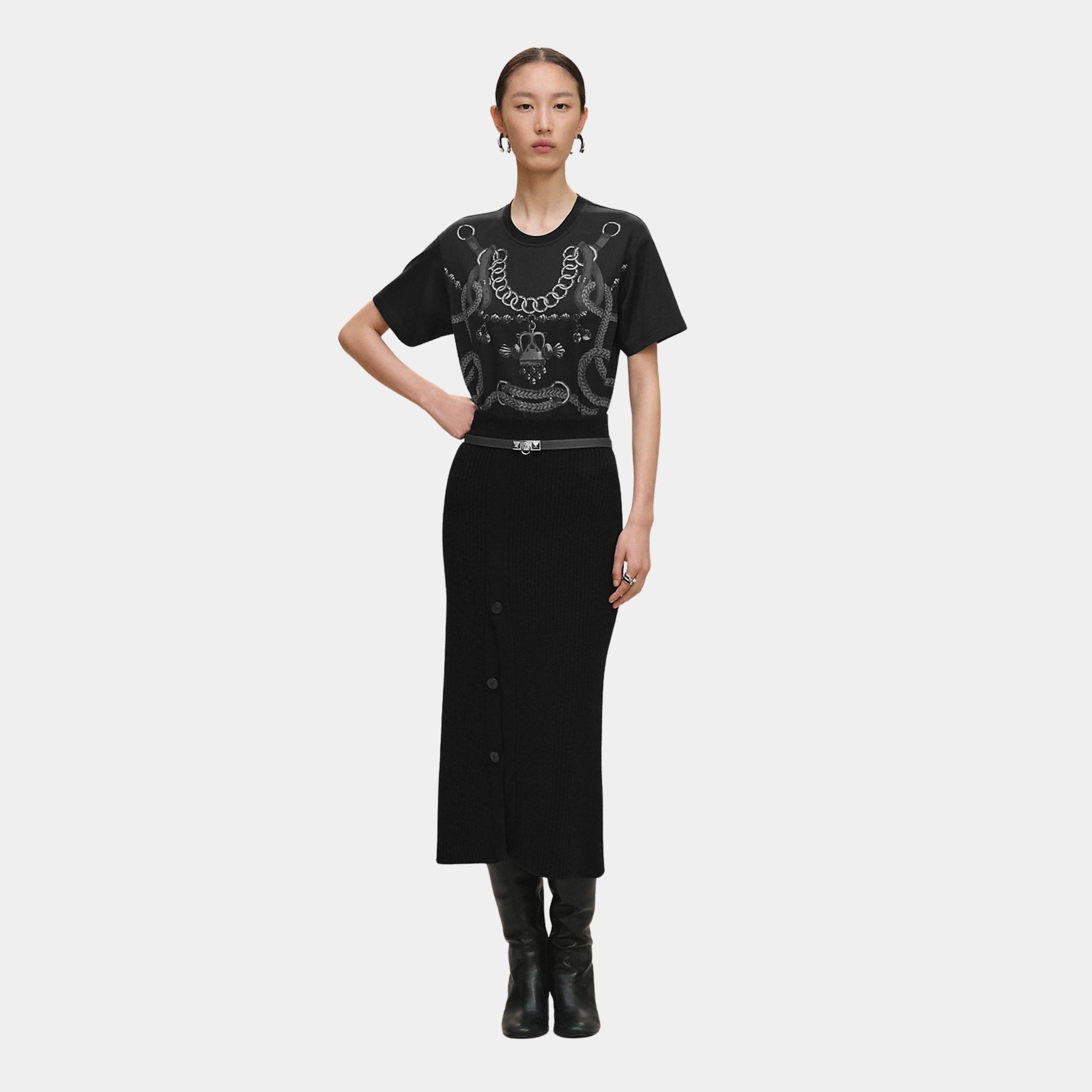 Palefroi Remix Printed Maxi T-shirt
