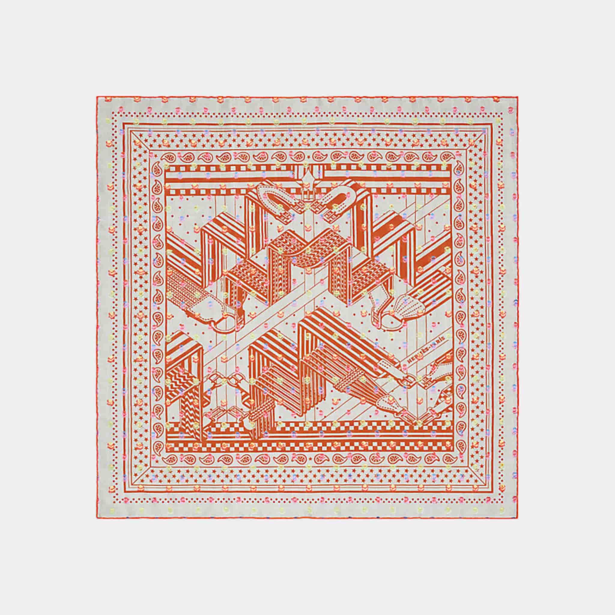 Sangles en Zig Zag Pois Rainbow Scarf 60