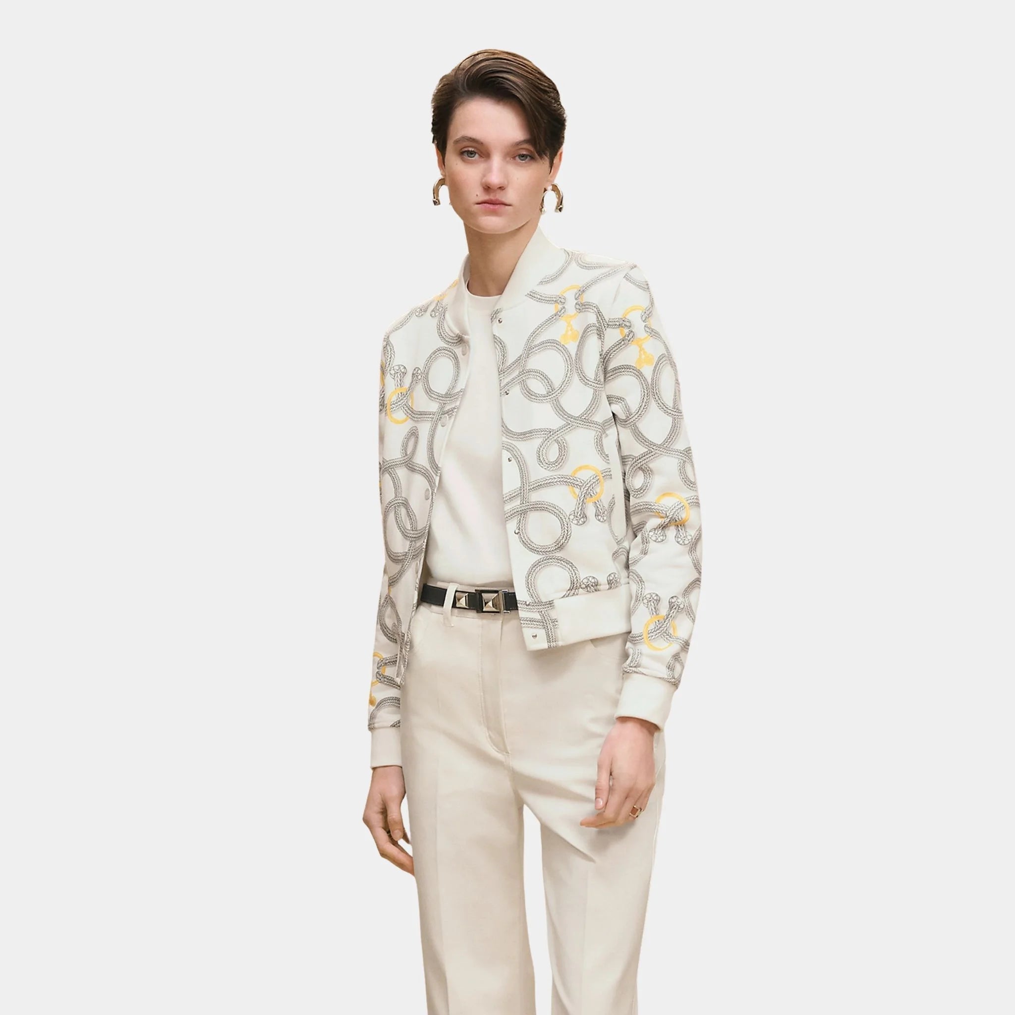 Teddy Inspired Jacket with Palefroi Remix Print