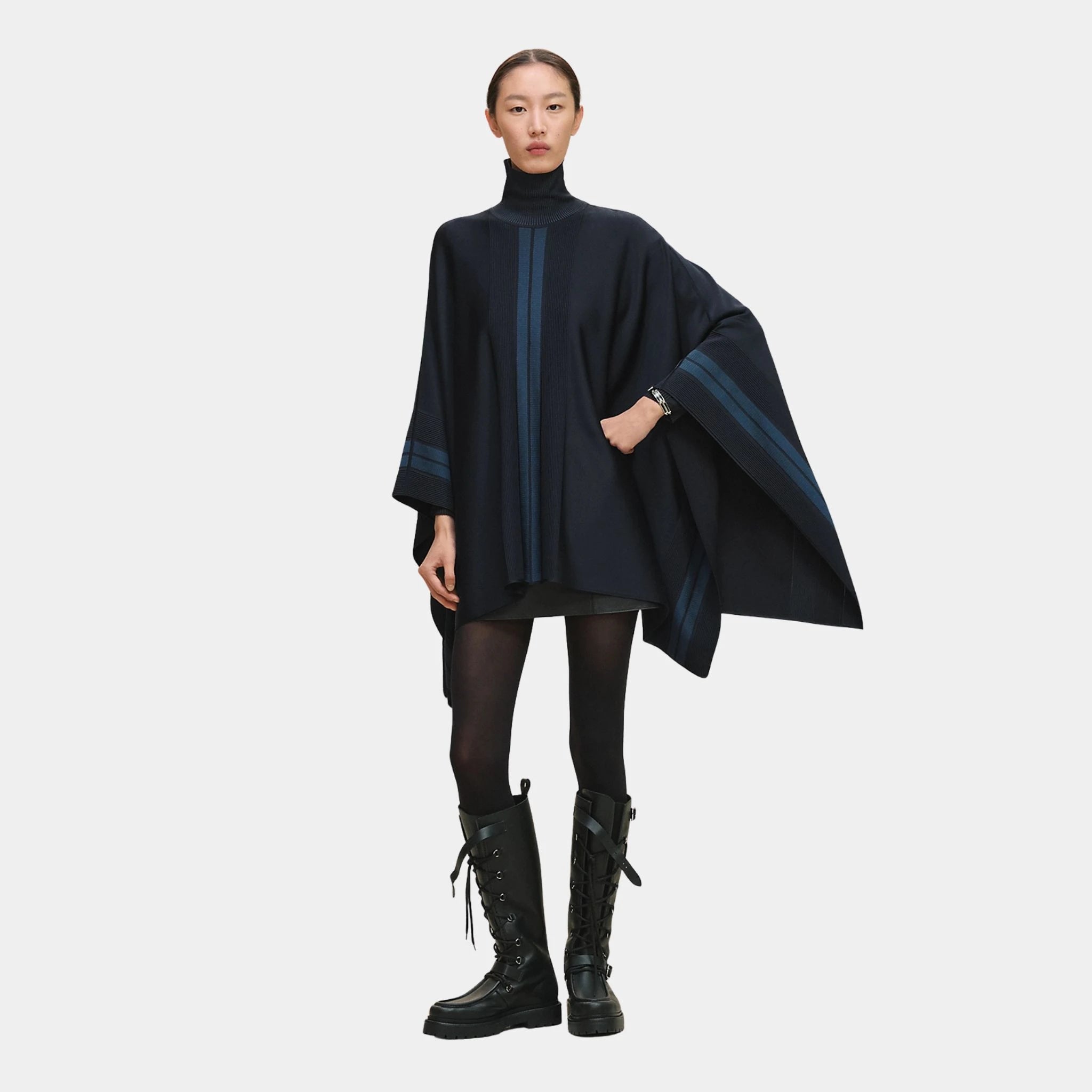 Two-tone Poncho