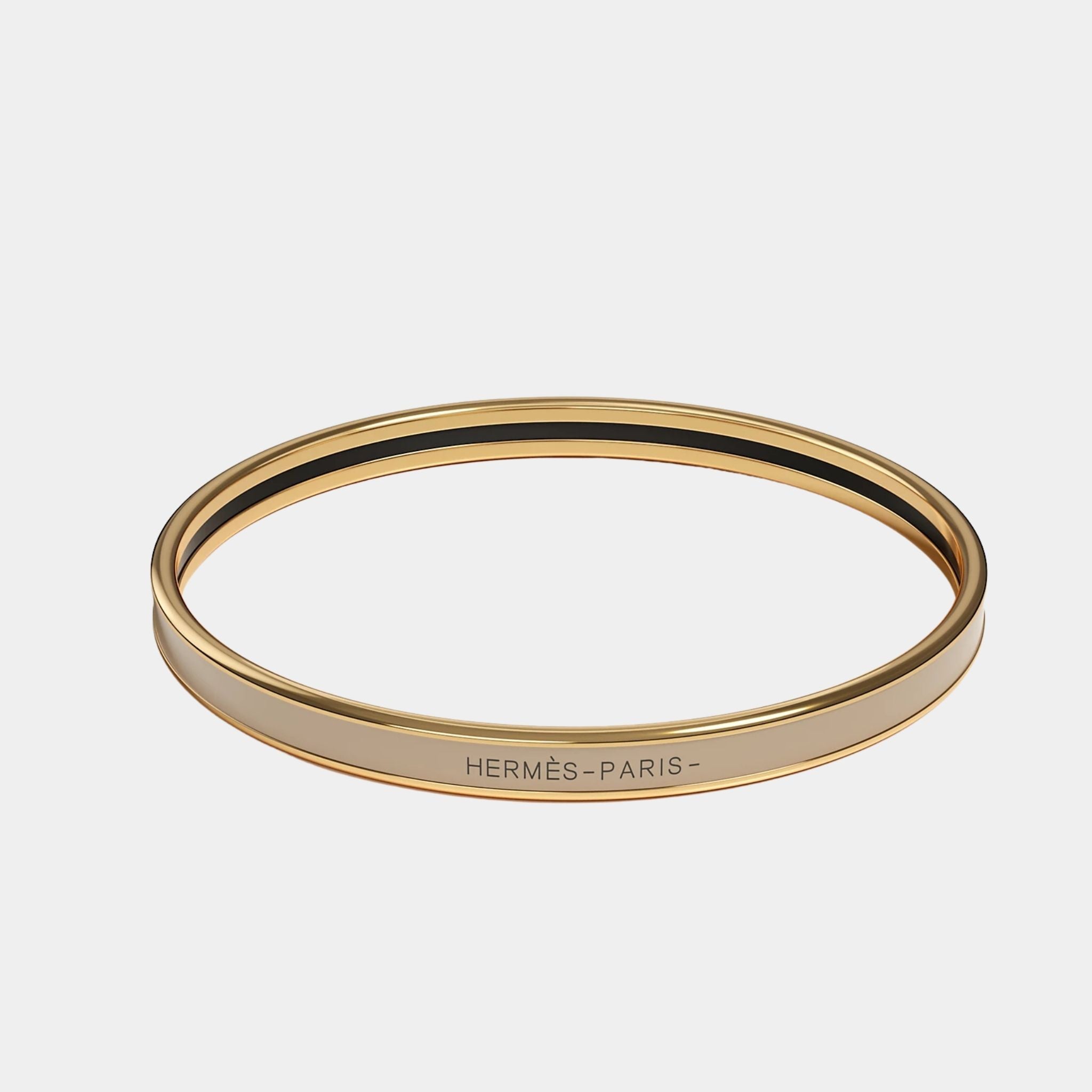 Uni Bangle in Enamel Gold Plated