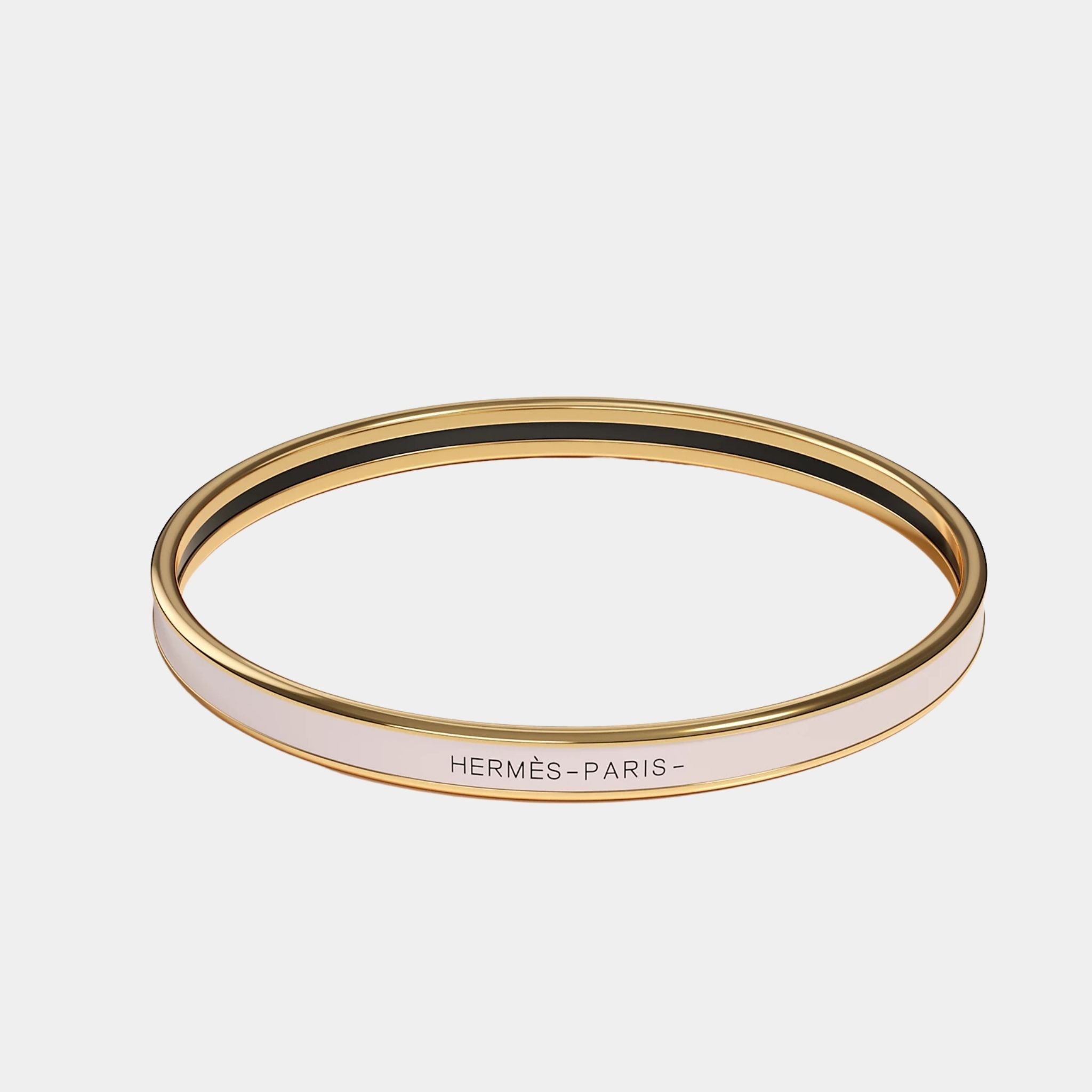 Uni Bangle in Enamel Gold Plated