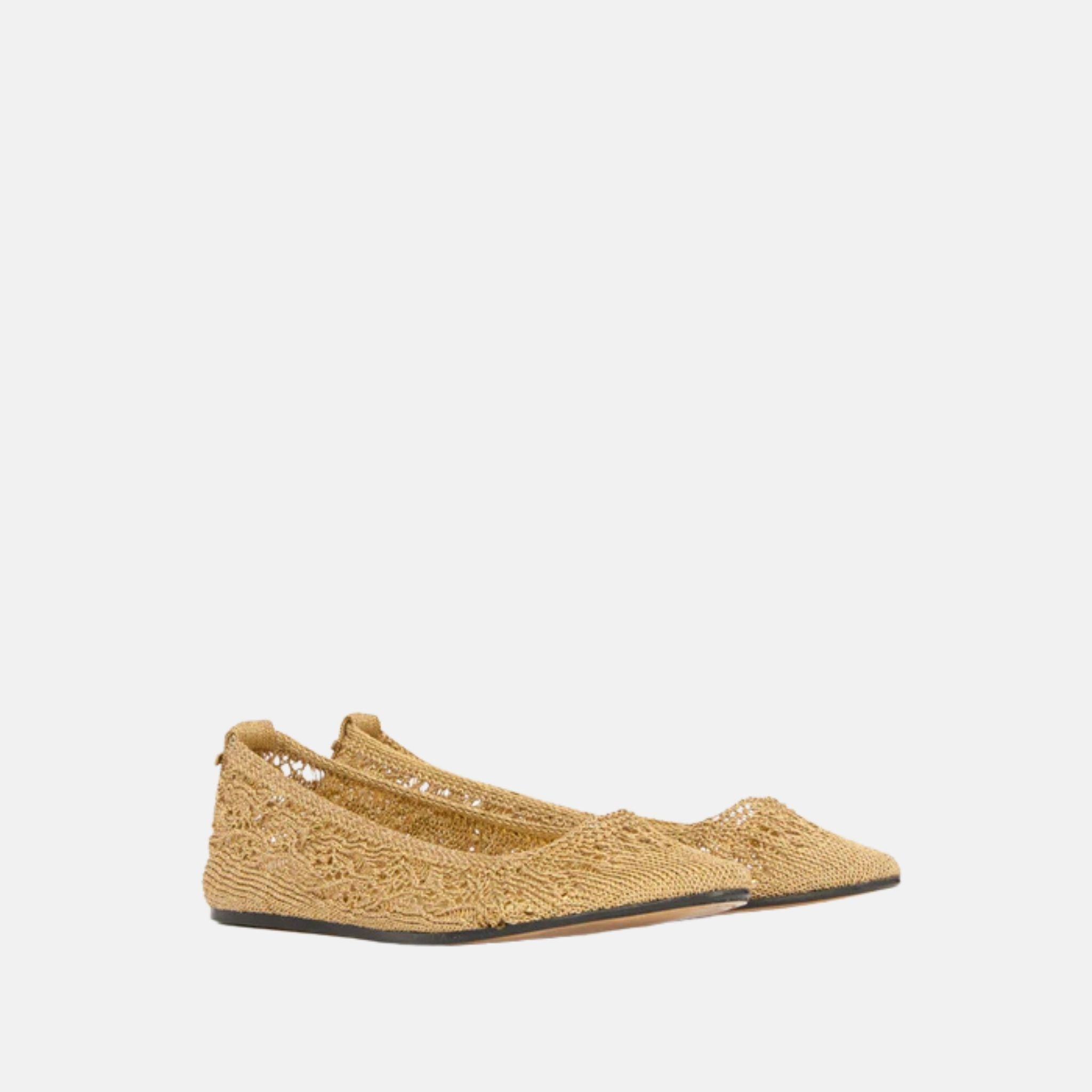 Belna Crochet Ballet Flats