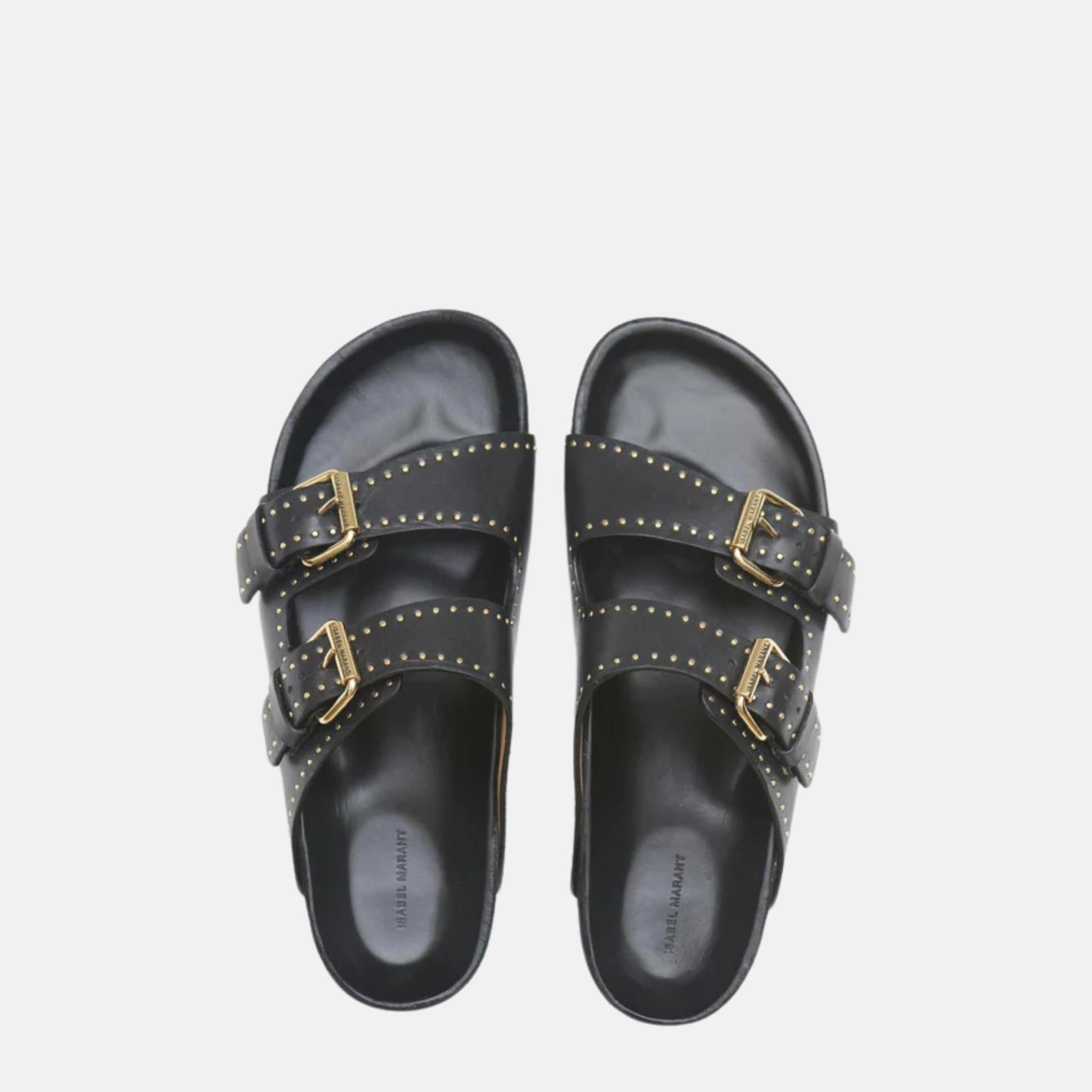 Lennyo Open Toed Sandals In Soft Leather
