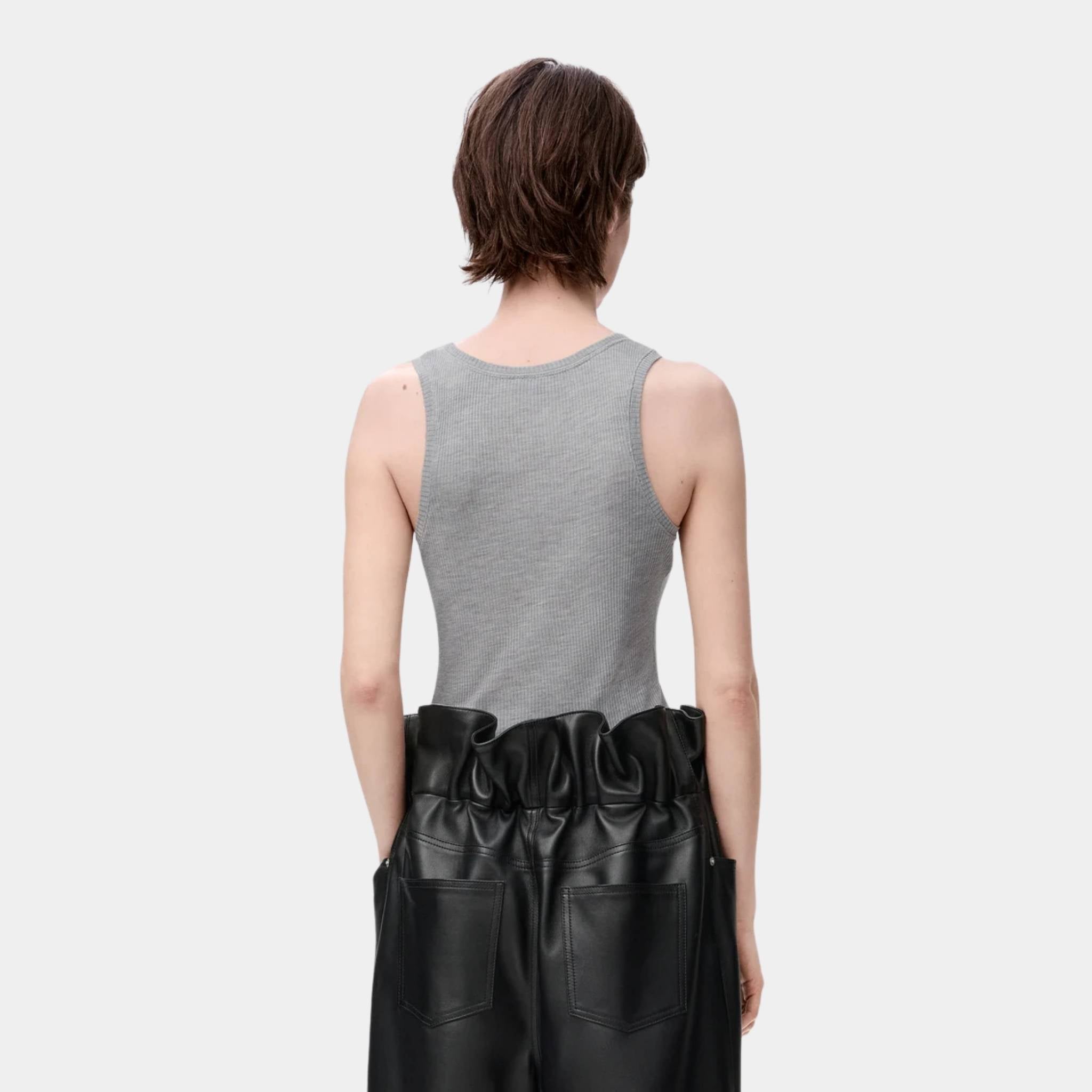 Anagram Tank Top in Silk
