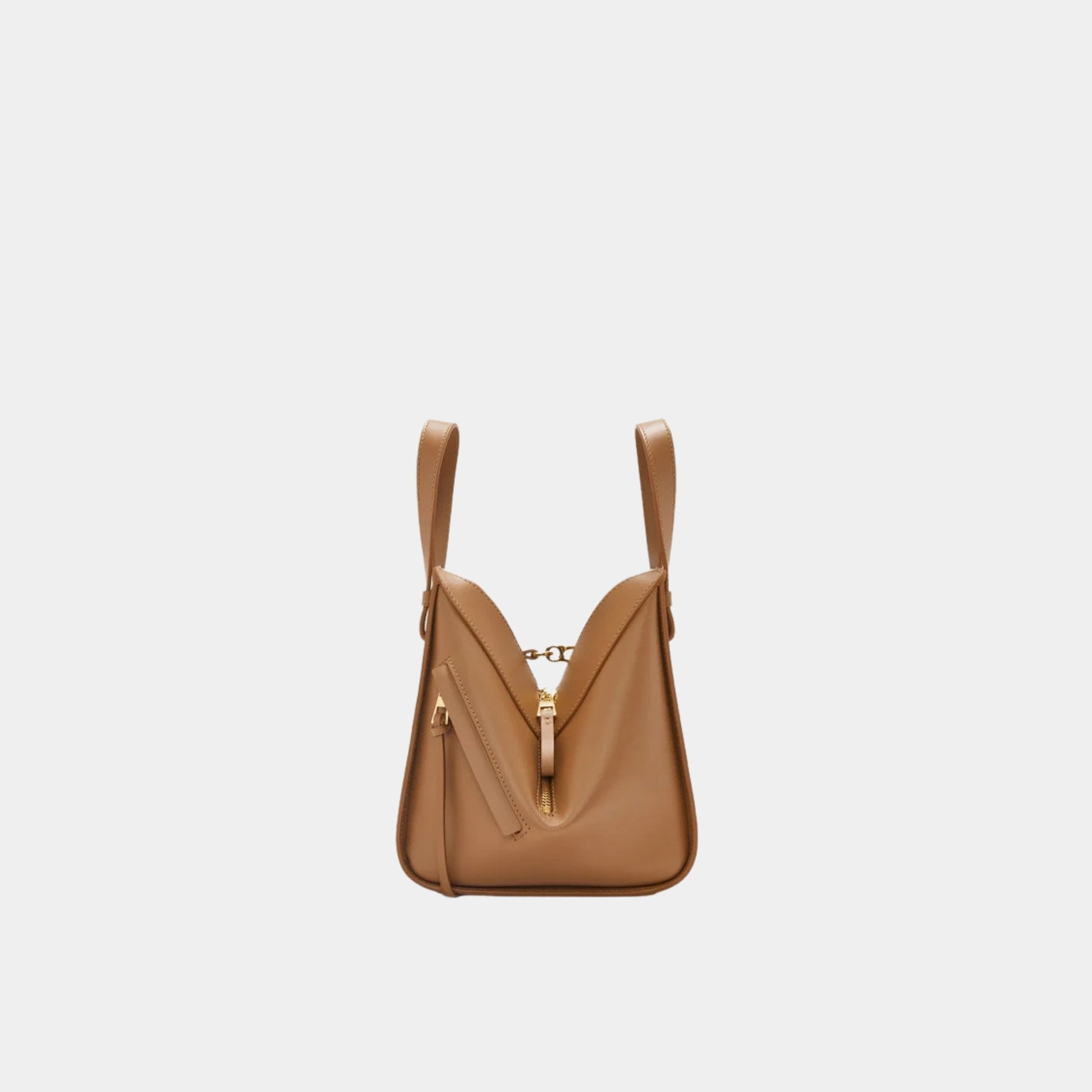 Compact Hammock Bag In Satin Calfskin