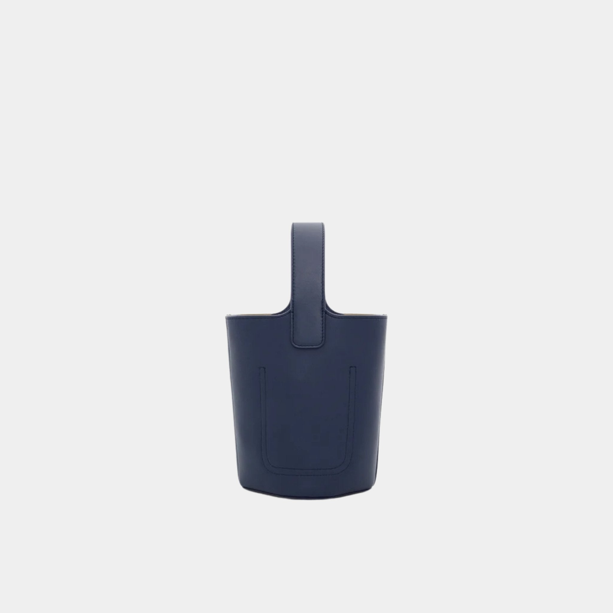 Mini Pebble Bucket In Smooth Calfskin