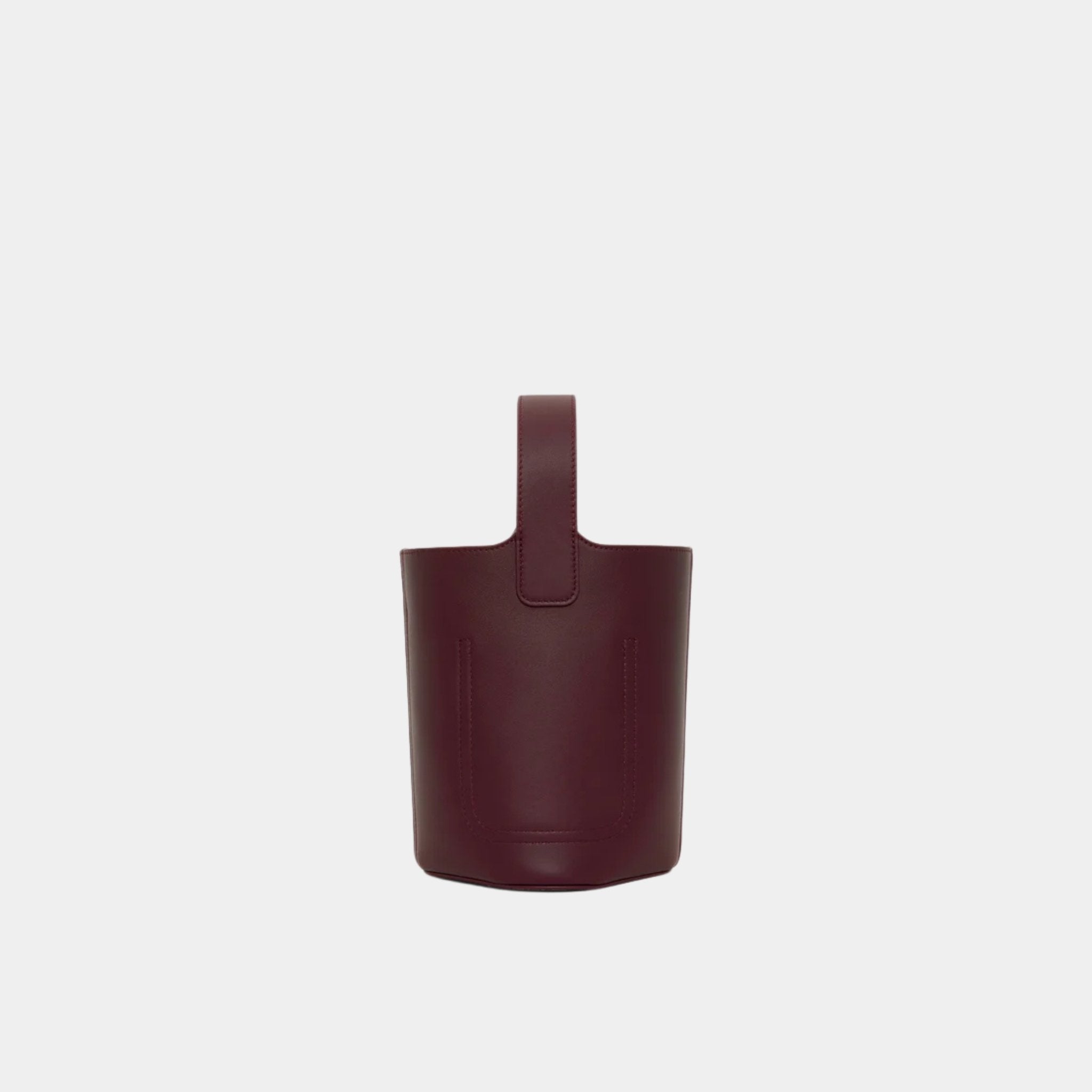 Mini Pebble Bucket In Smooth Calfskin