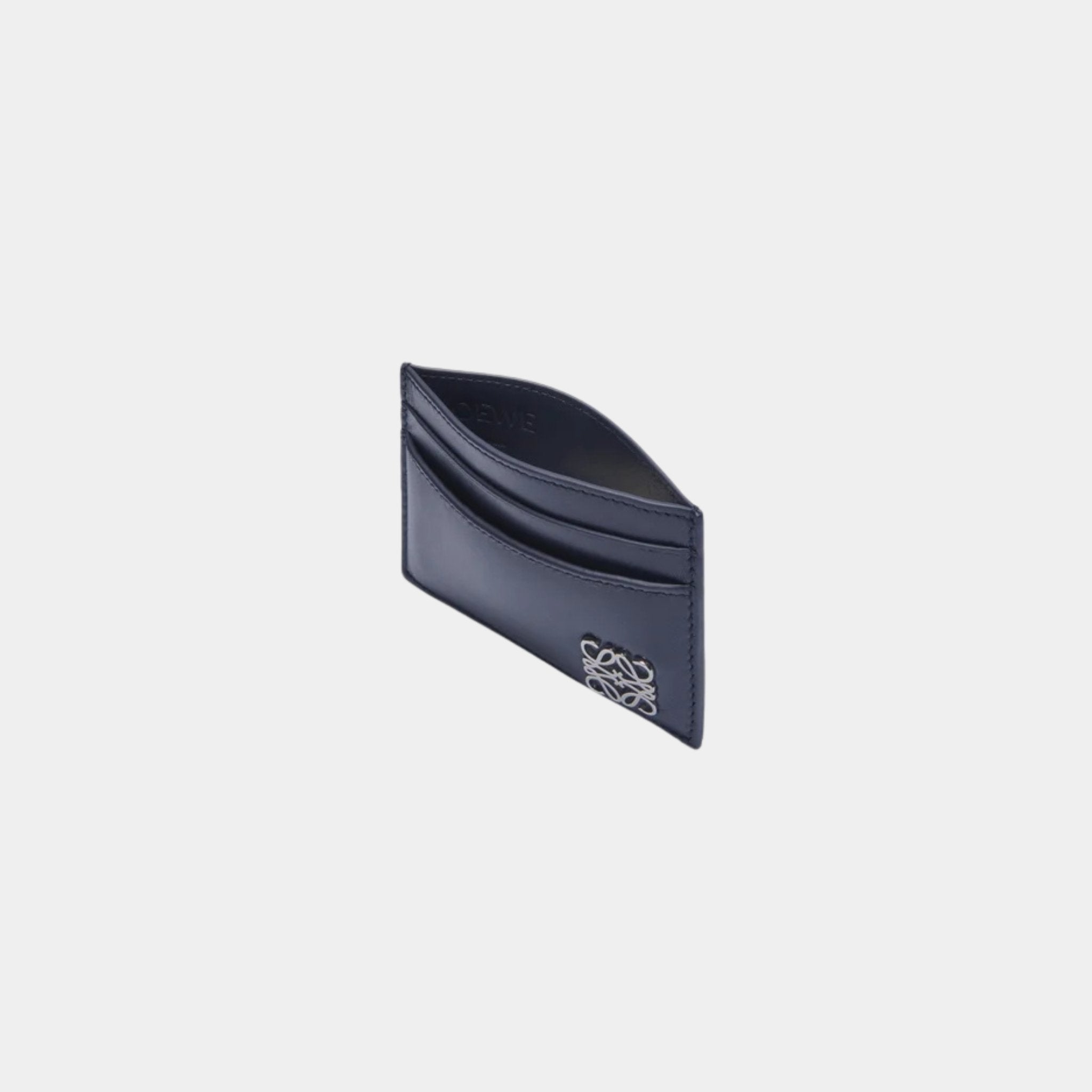 Puffer Anagram Plain Cardholder In Shiny Nappa Calfskin