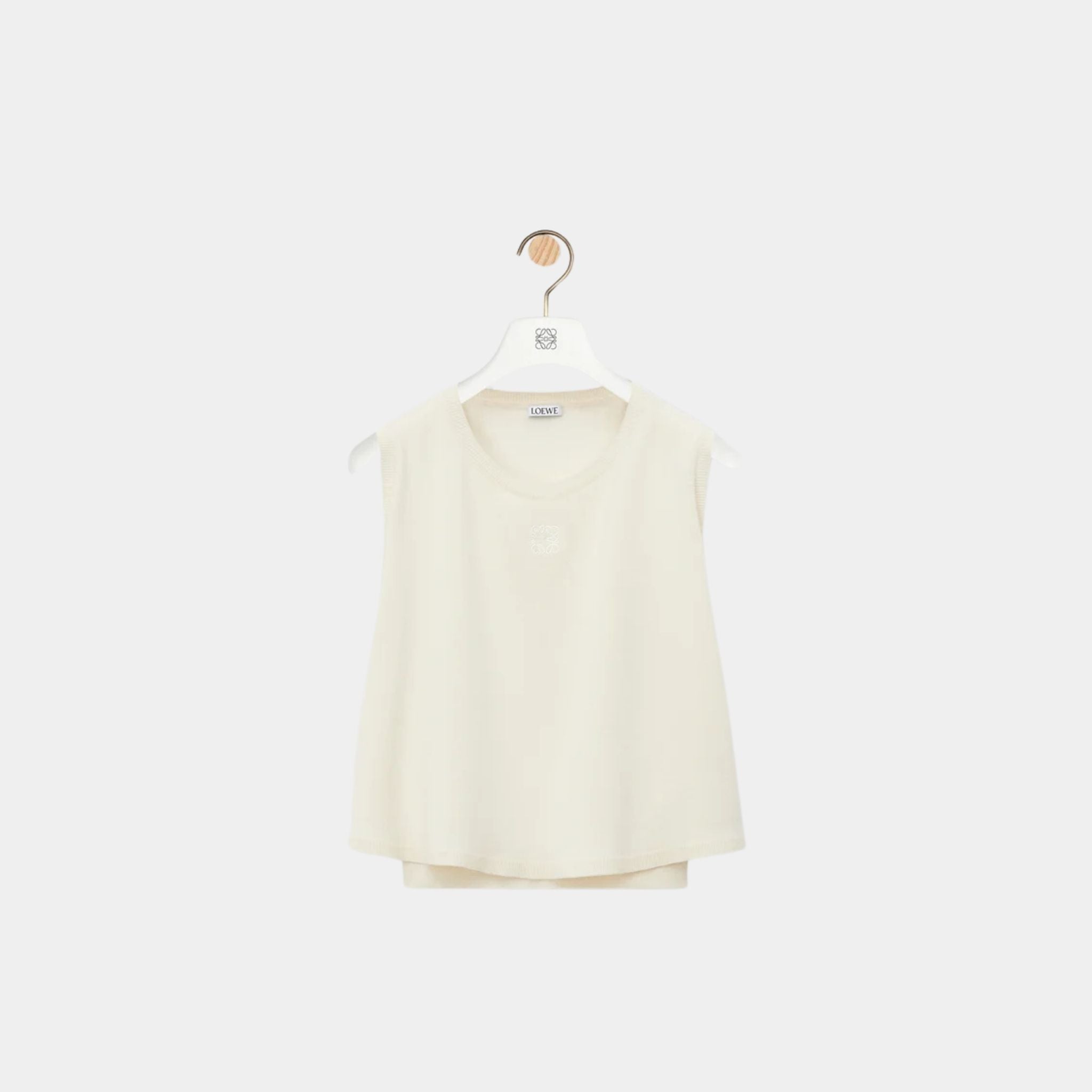 Sleeveless Sweater in Wool