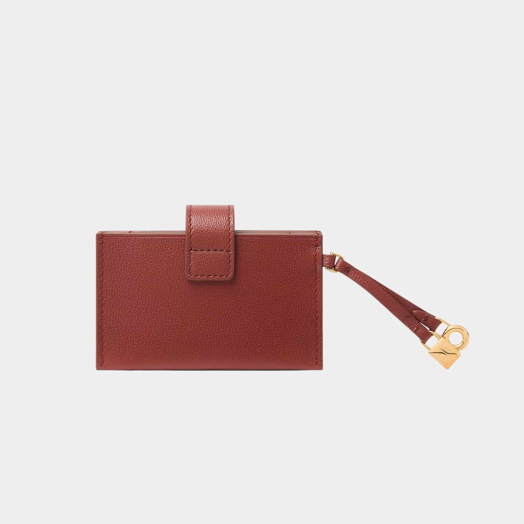 Extra Cardholder Calfskin With Snap Button Closure