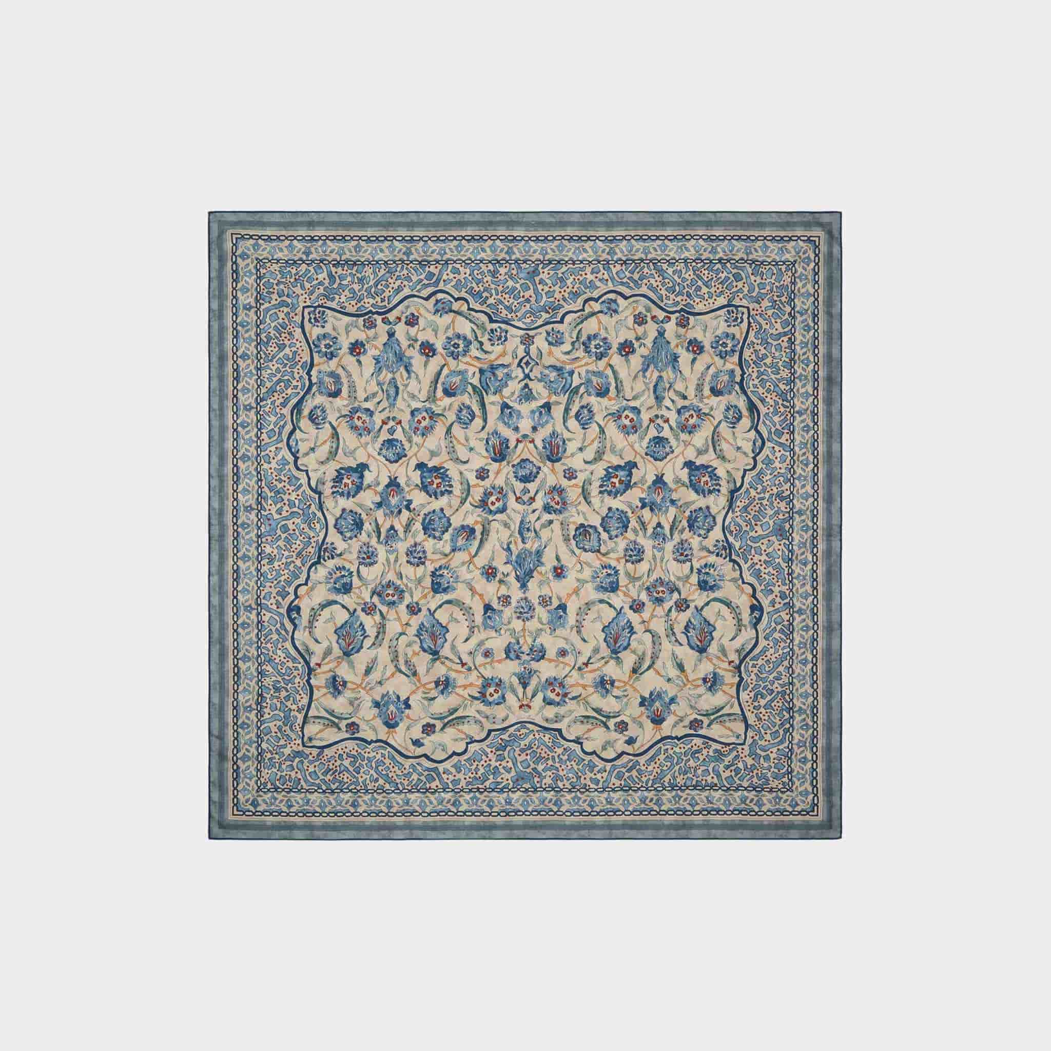 Ottoman Garden Shawl Silk