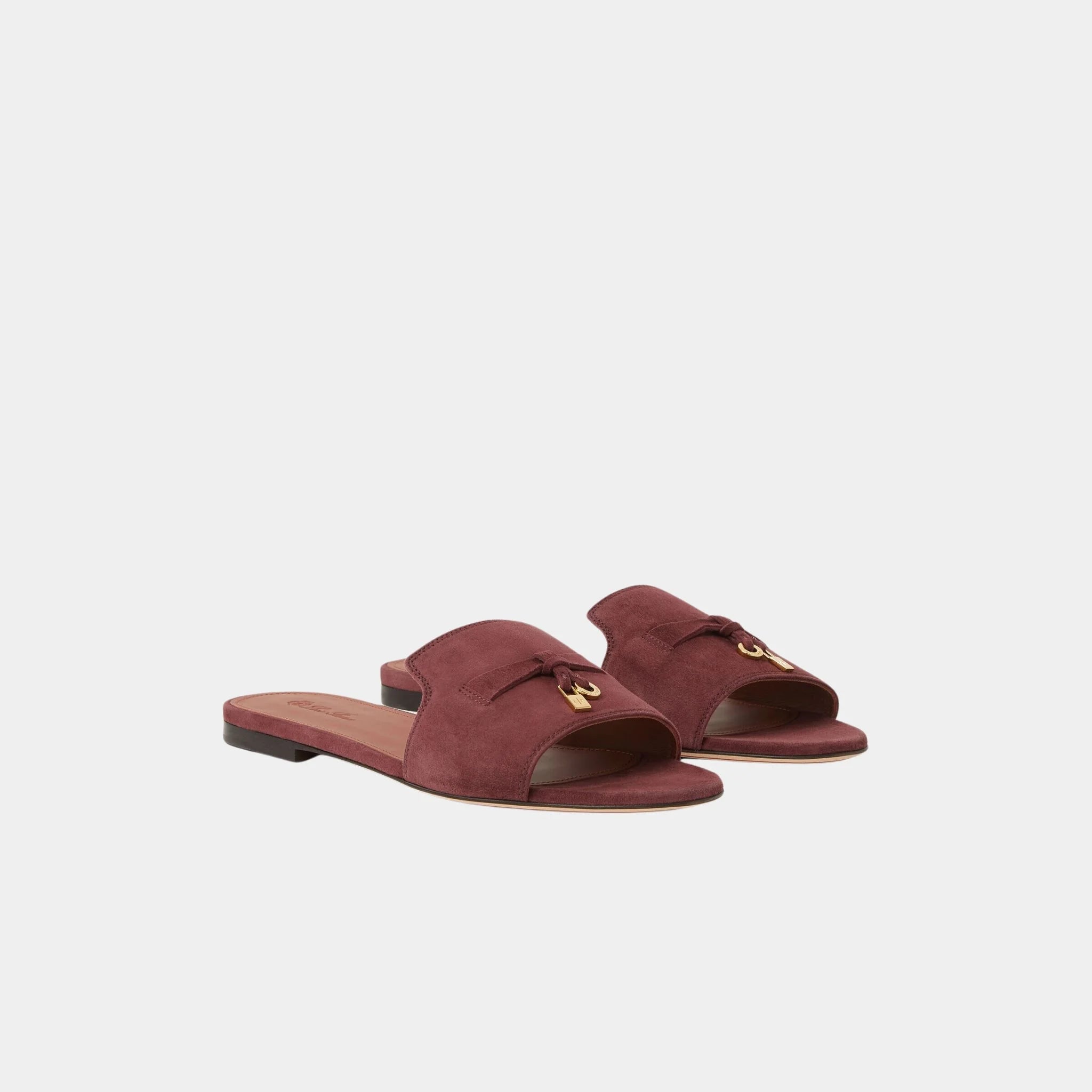 Summer Charms Flat Sandal Suede Goatskin