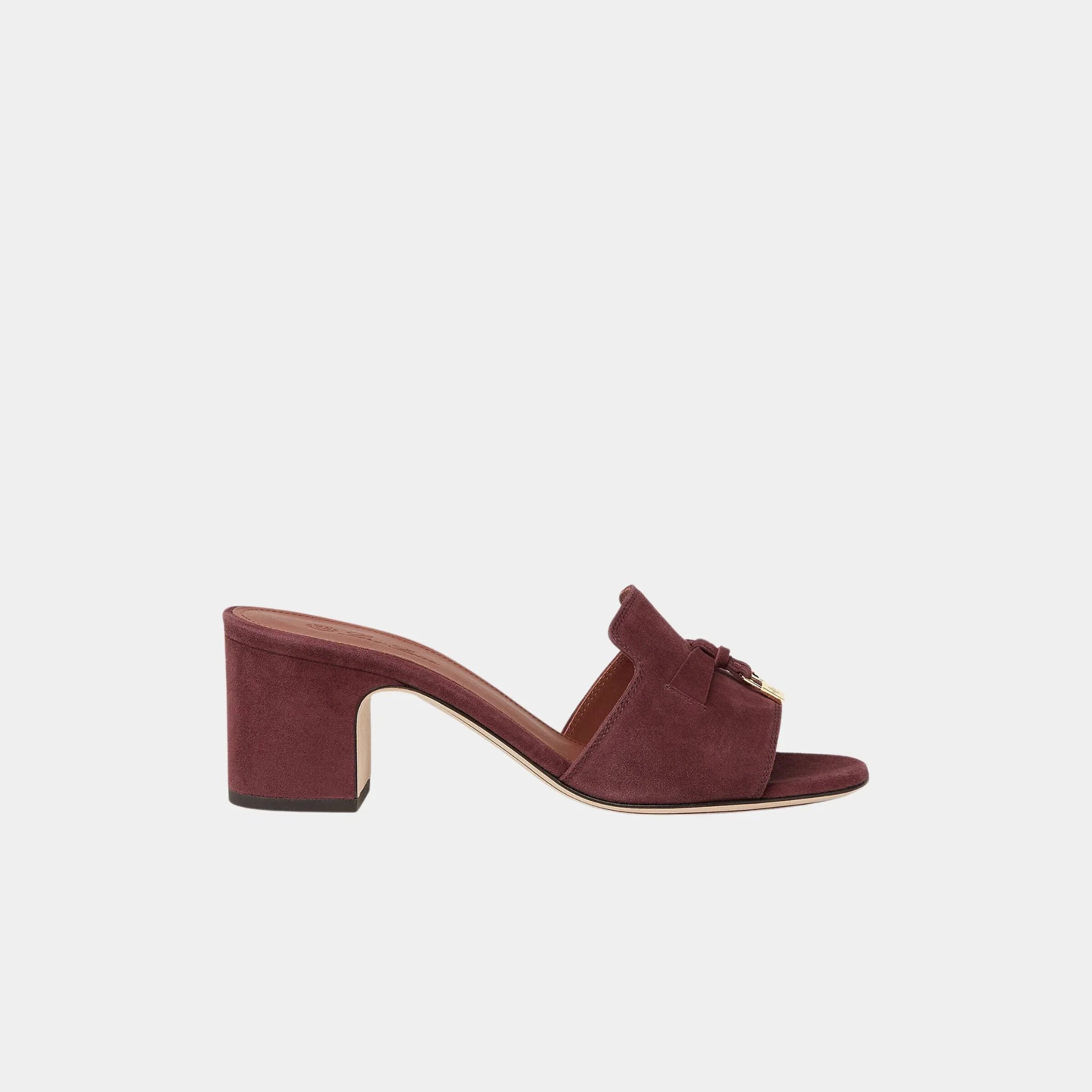Summer Charms Heel Sandal Suede Goatskin