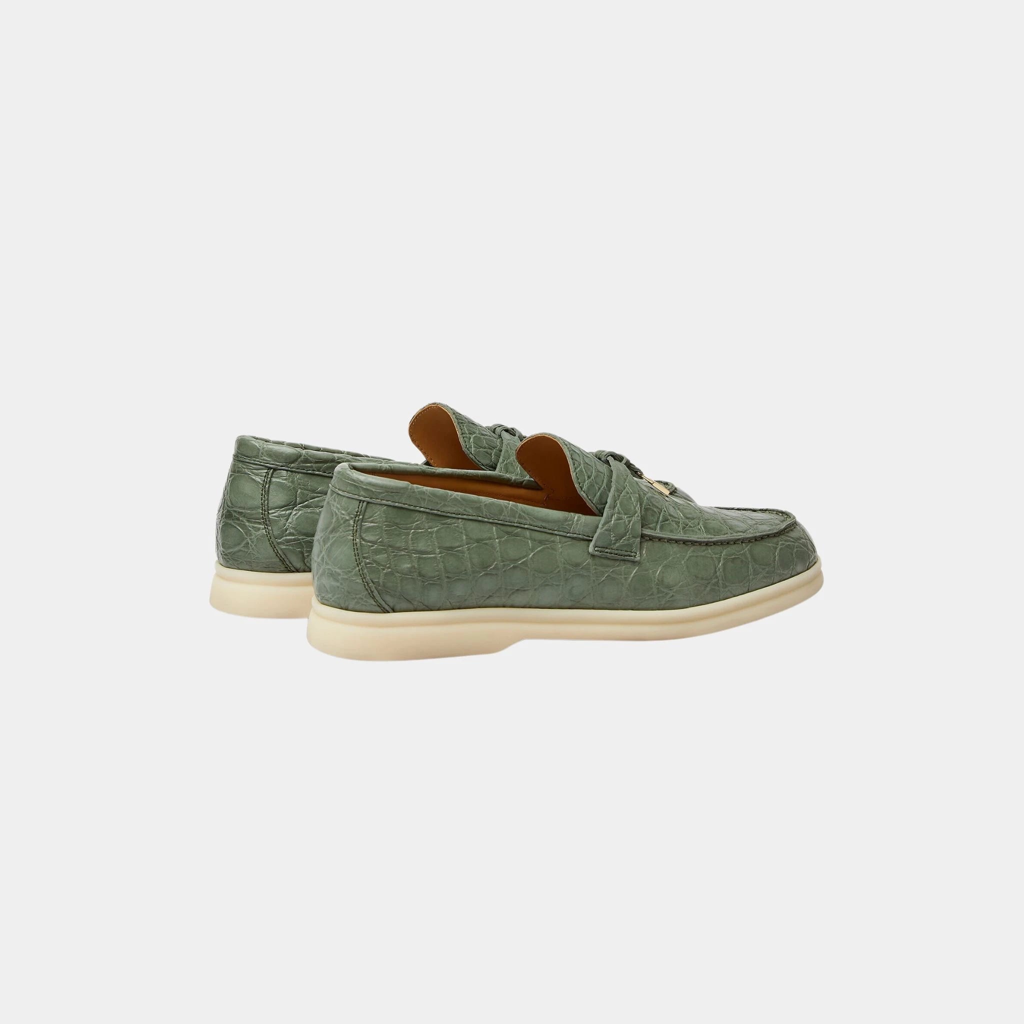 Summer Charms Walk Loafer in Caiman Leather