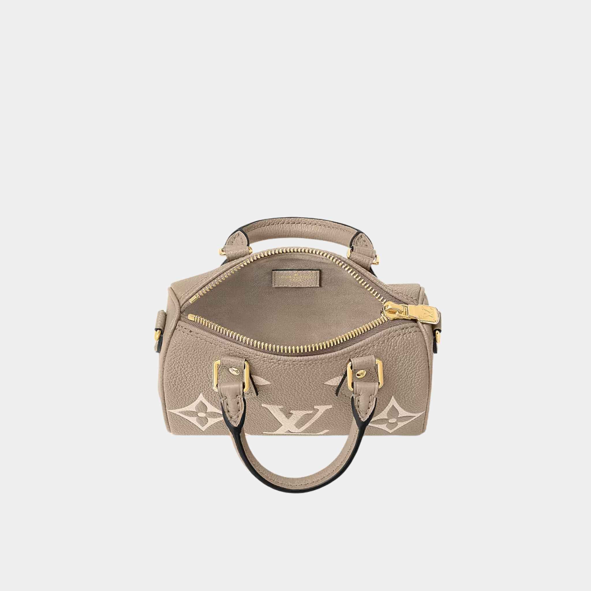 Nano Speedy Two-Tone Monogram Empreinte