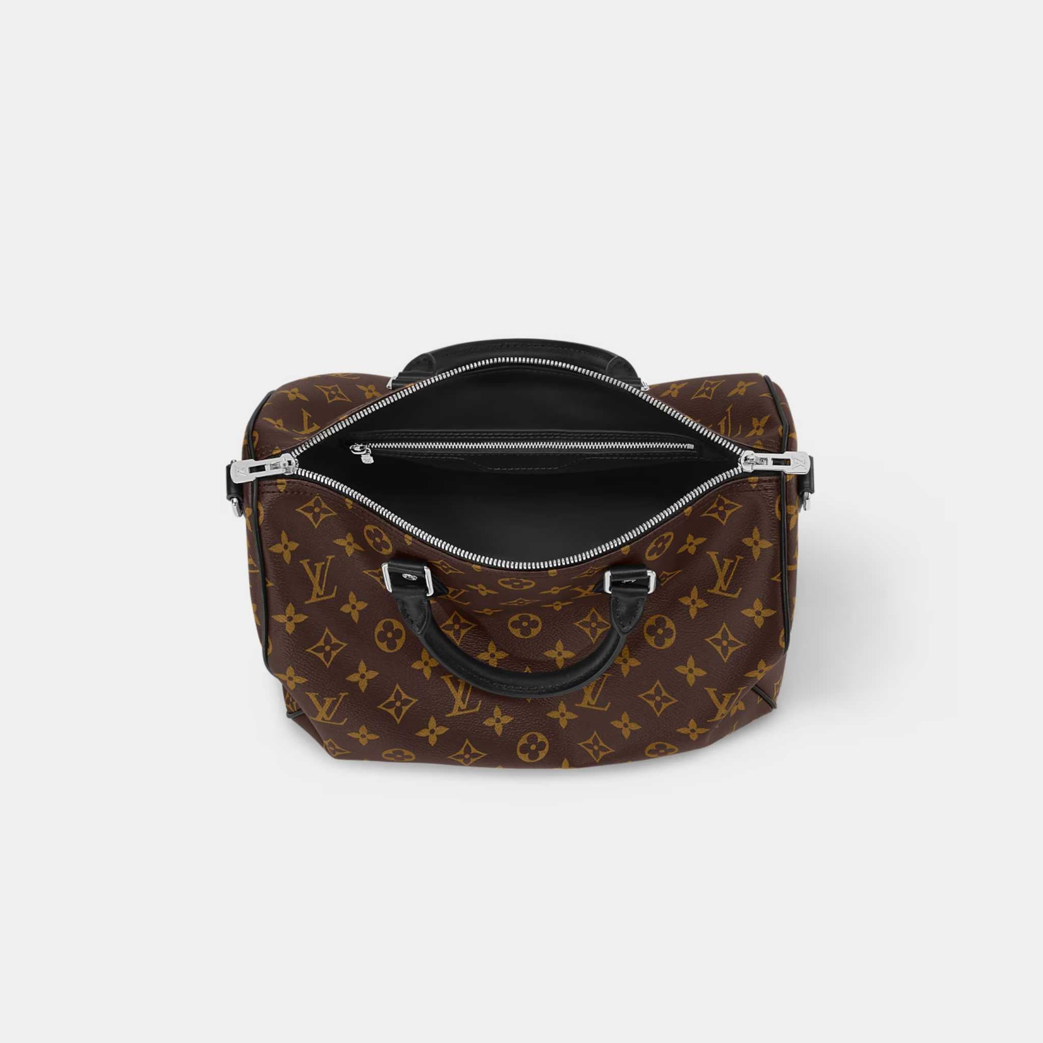 Speedy Soft 30 Dark Monogram Canvas