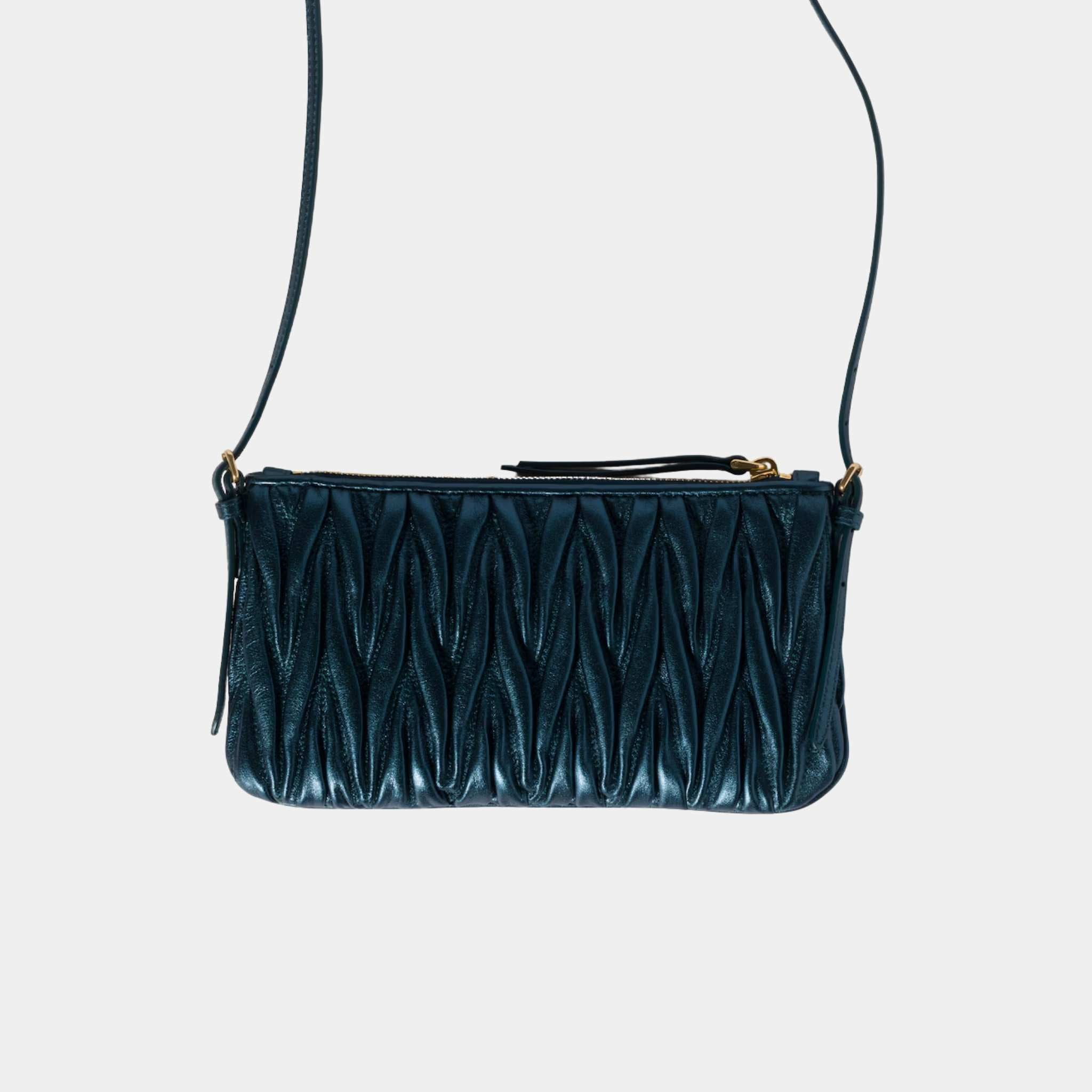 Matelasse Nappa Leather Mini Pouch