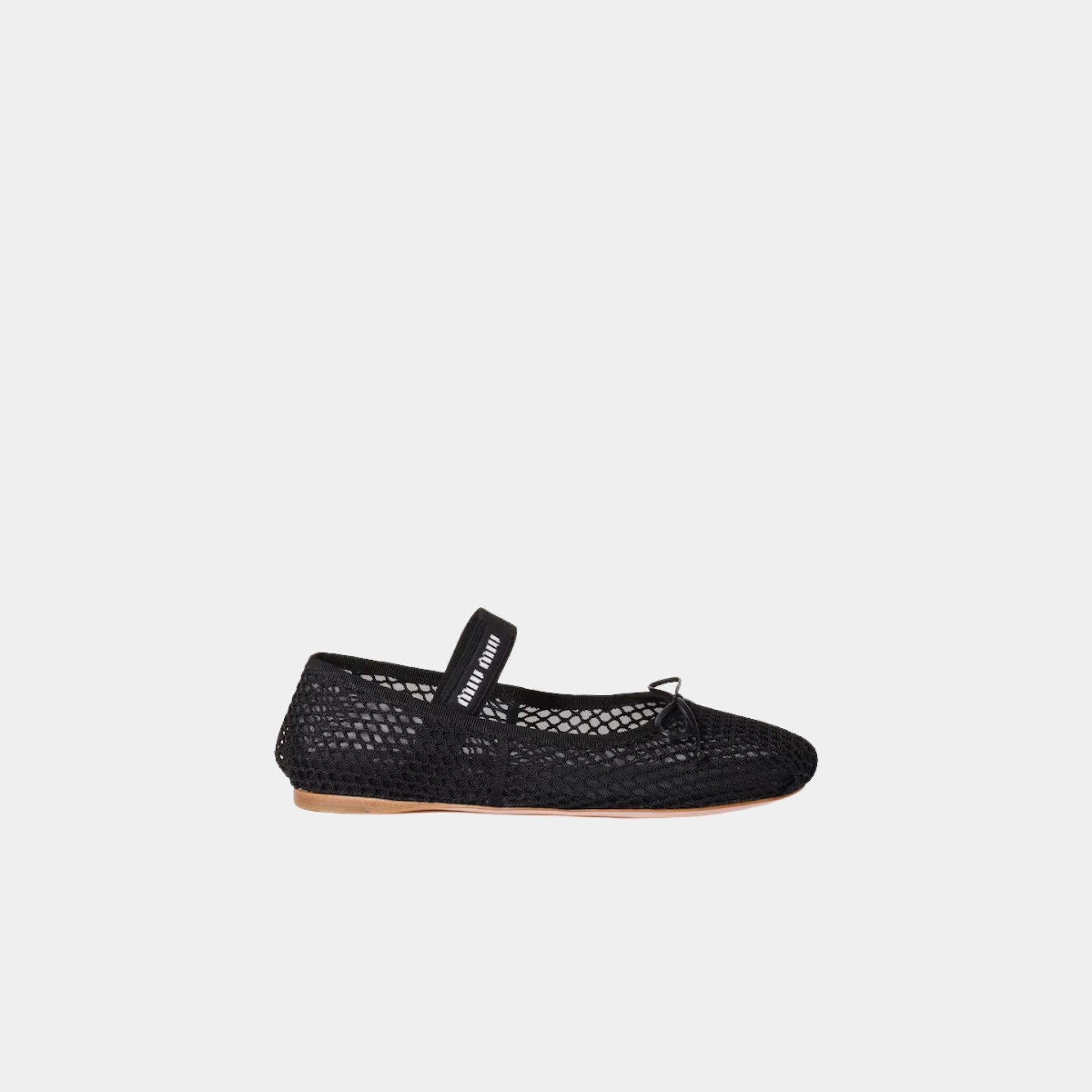 Mesh Fabric Ballerinas