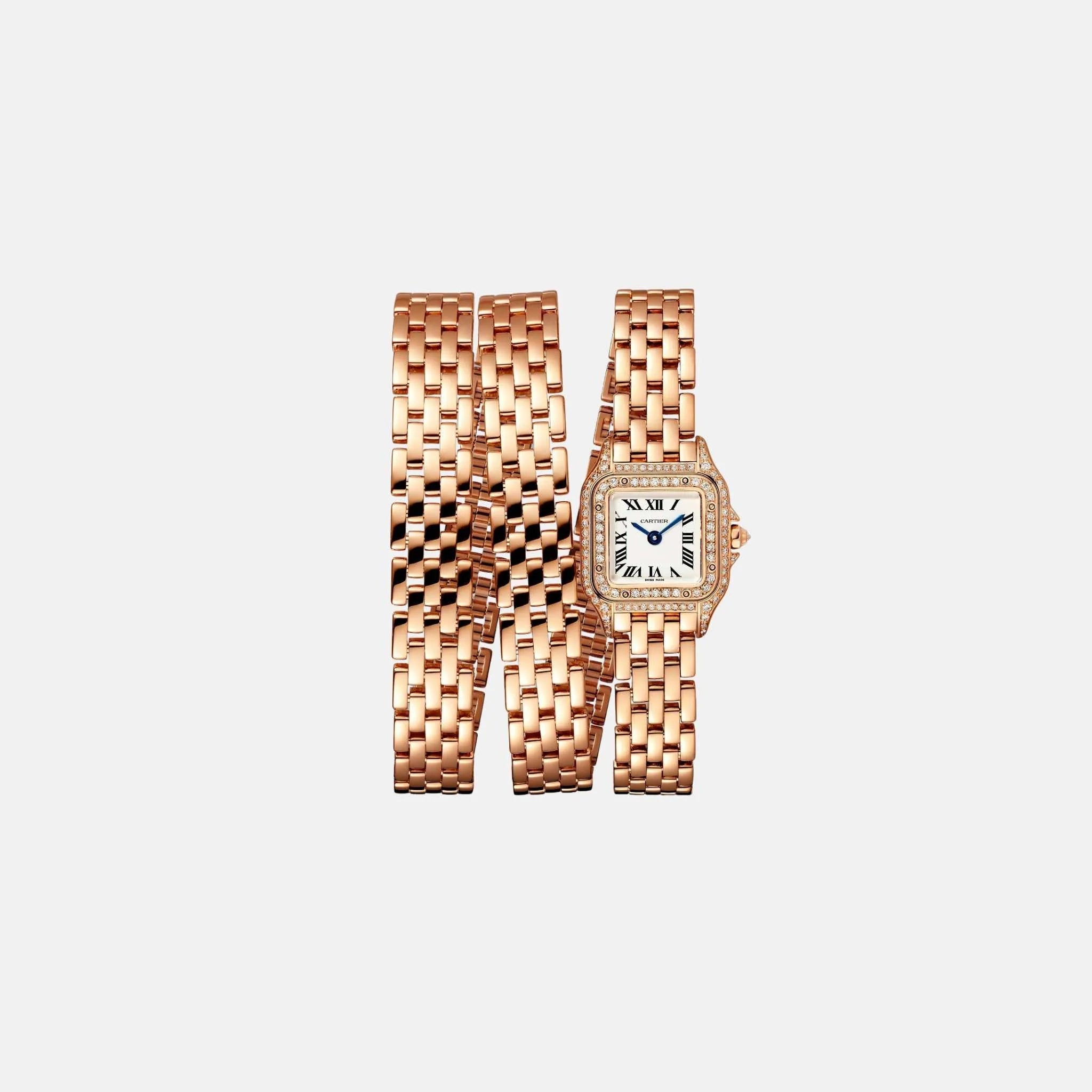 Panthere De Cartier Triple Loop Rose Gold 20x25mm WJPN0013