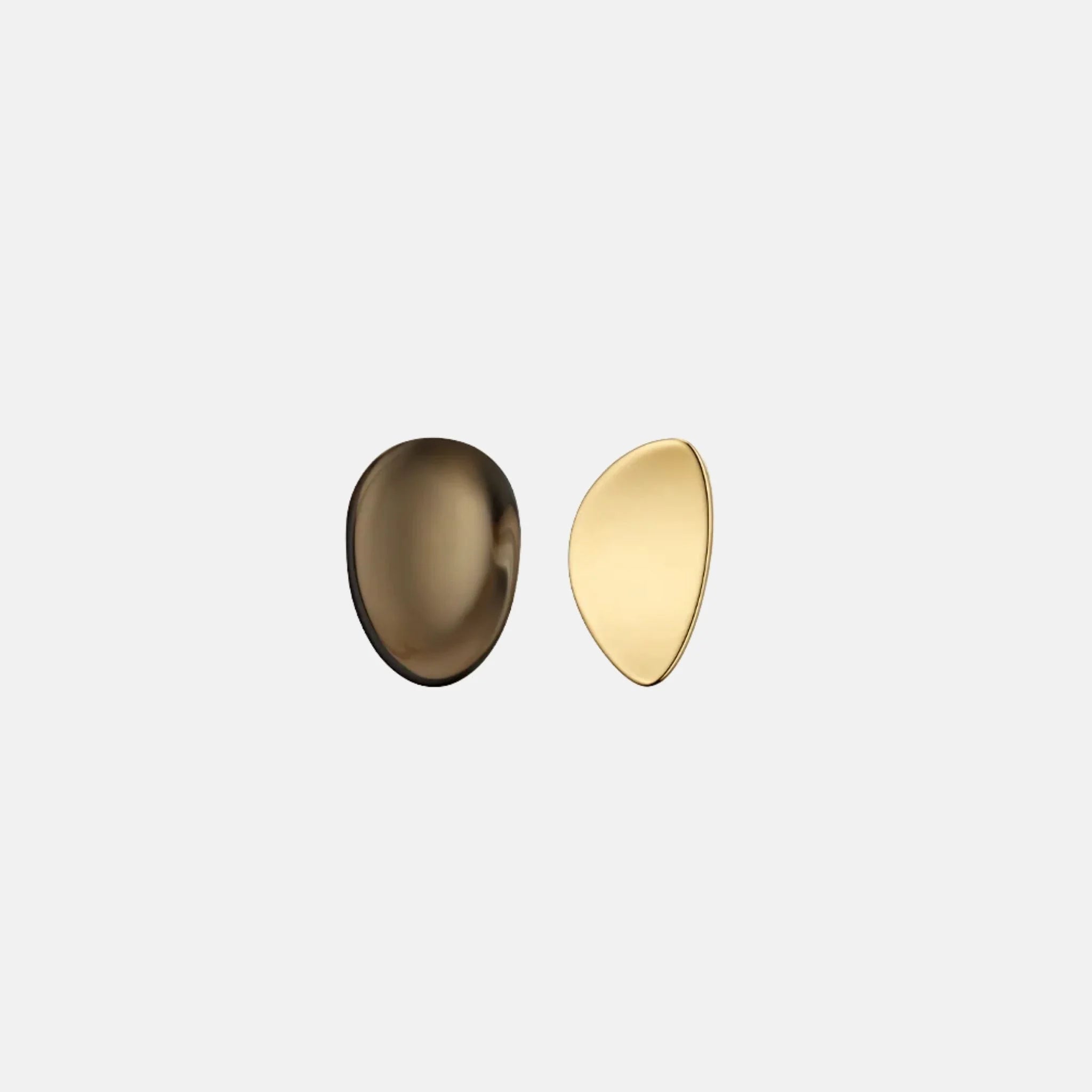 Nae Stud Earrings Smoked Glass Edition