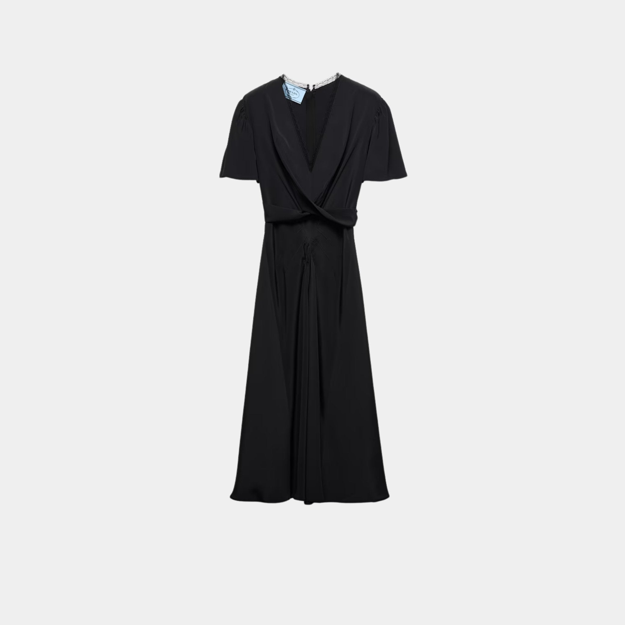 Black Marocain Dress