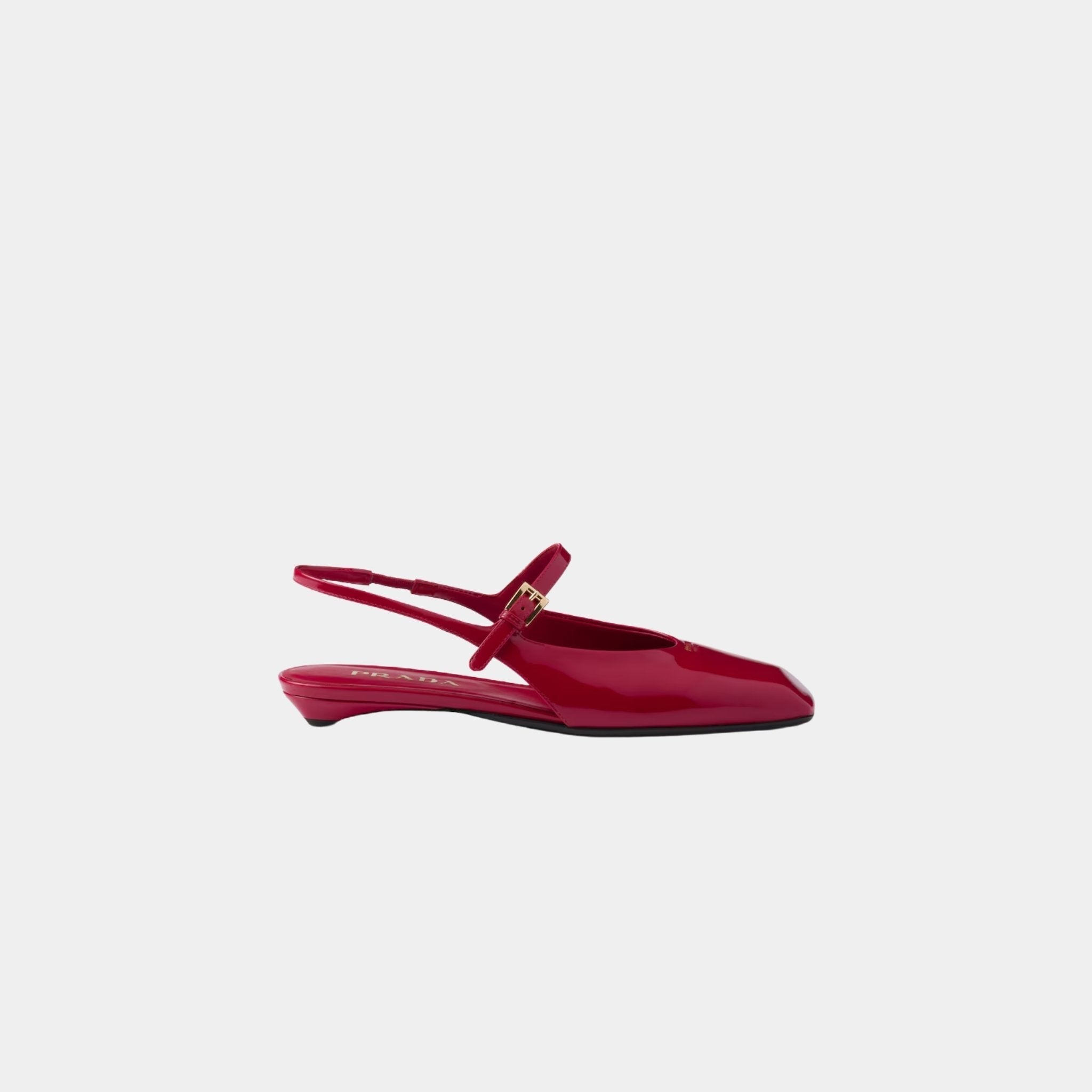 Patent Leather Slingback Ballerinas