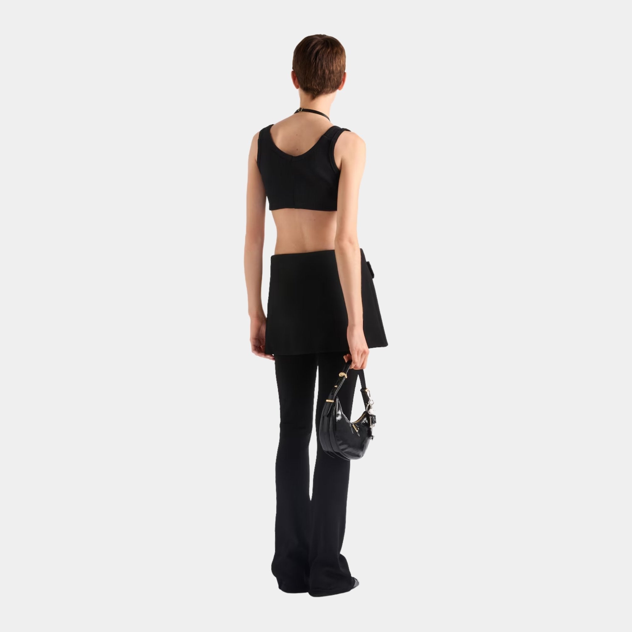 Ribbed Jersey Tank Top