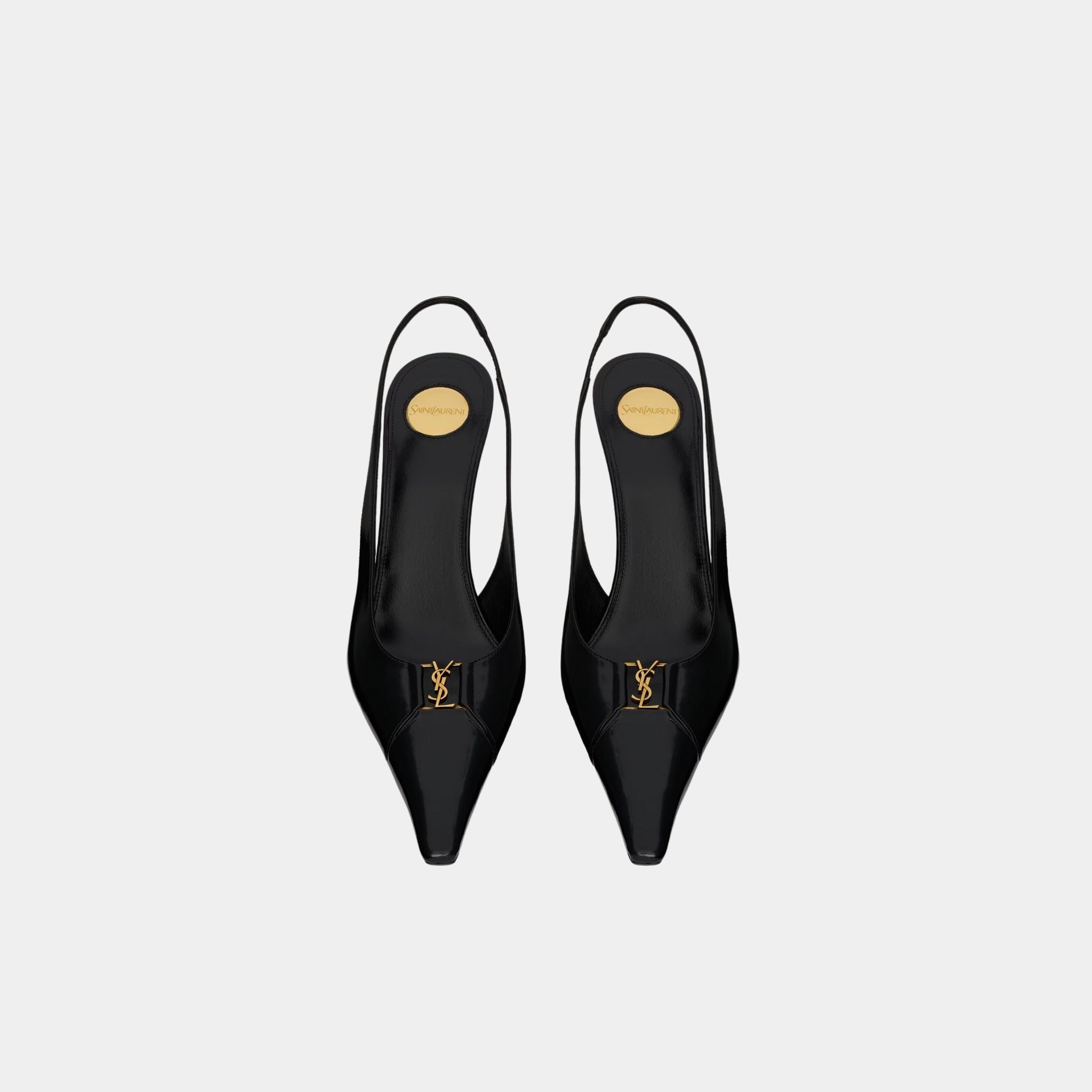 Babylone Breteuil Slingback Pumps Smooth Leather