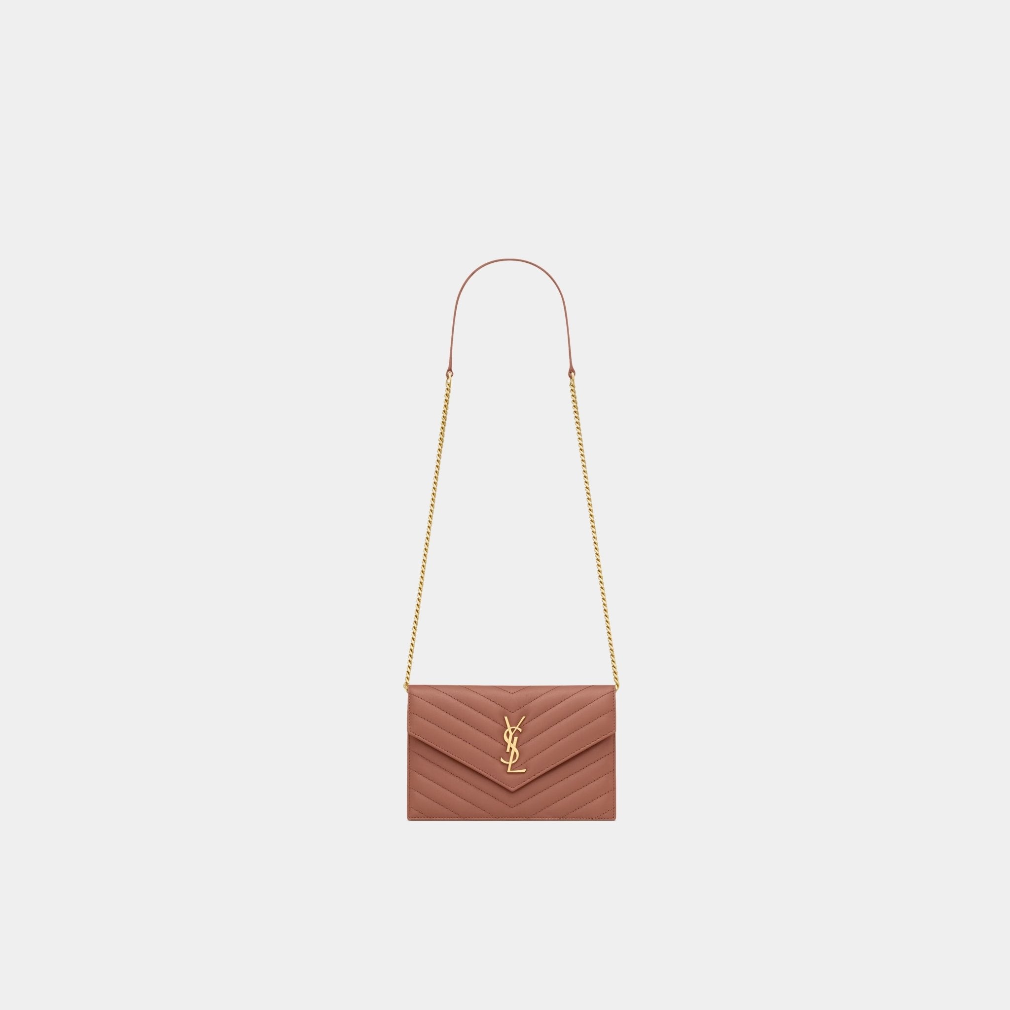 Cassandre Envelope Chain Wallet In Lambskin
