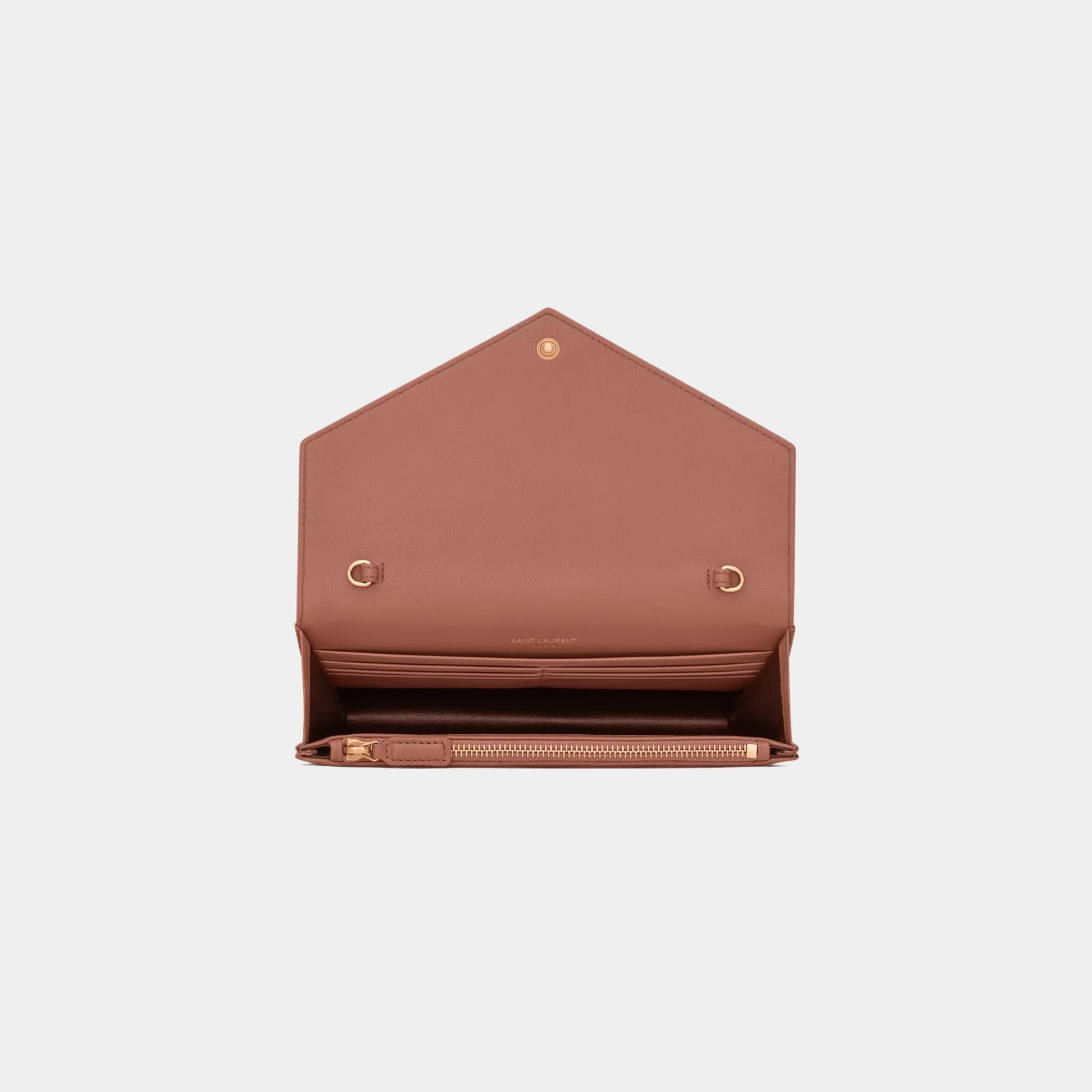 Cassandre Envelope Chain Wallet In Lambskin