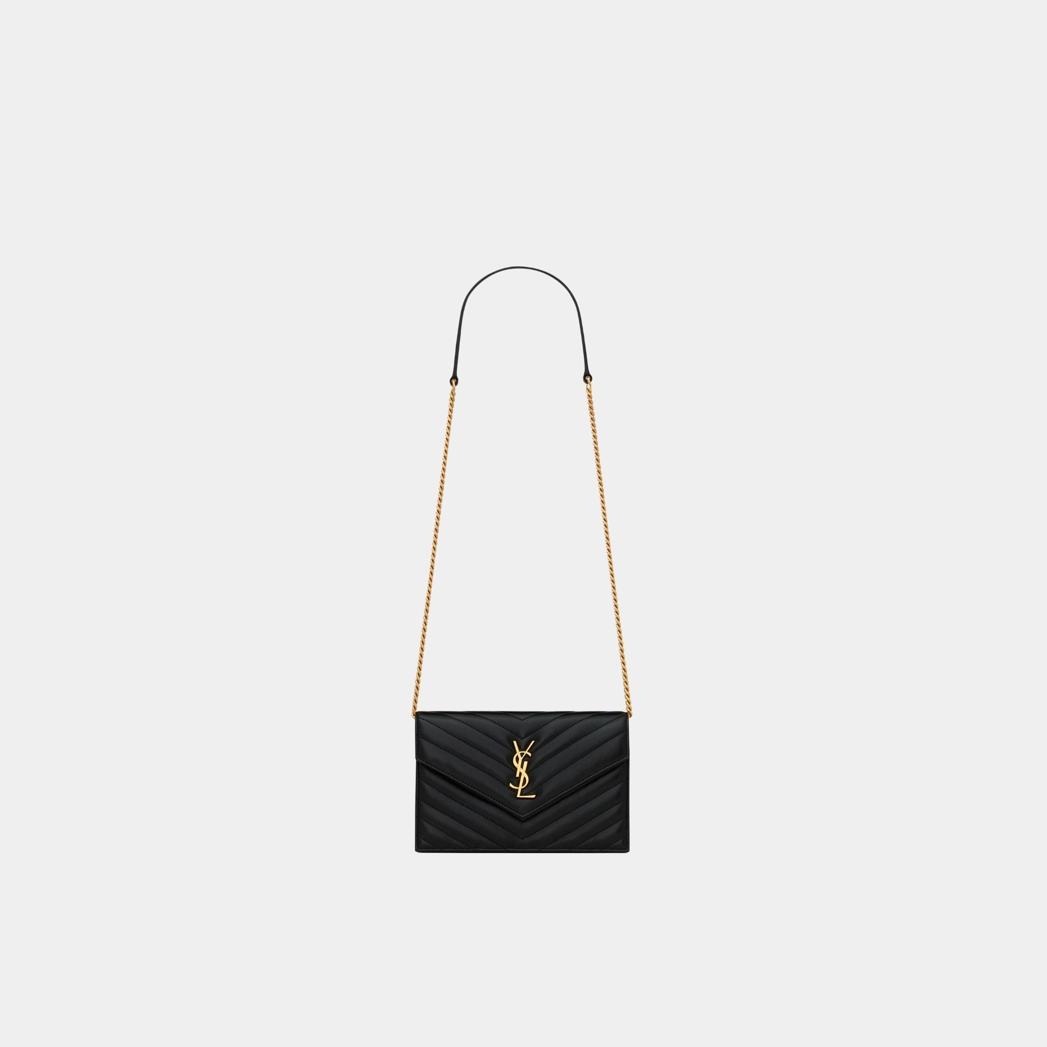 Cassandre Envelope Chain Wallet In Lambskin