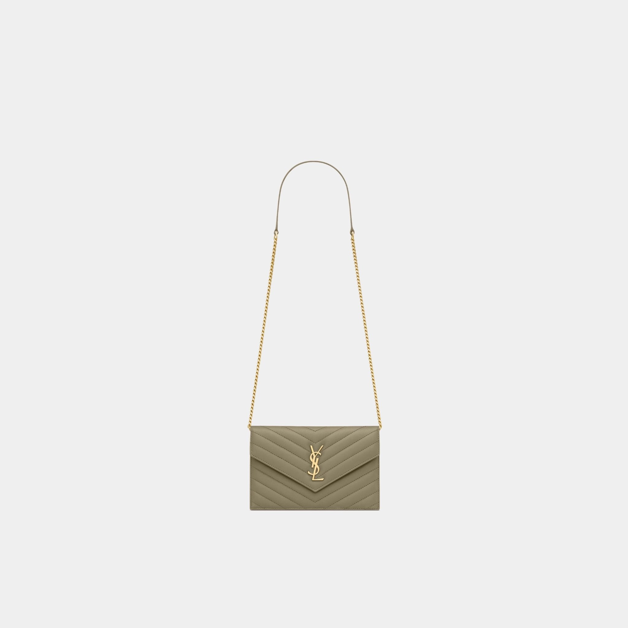 Cassandre Envelope Chain Wallet In Lambskin