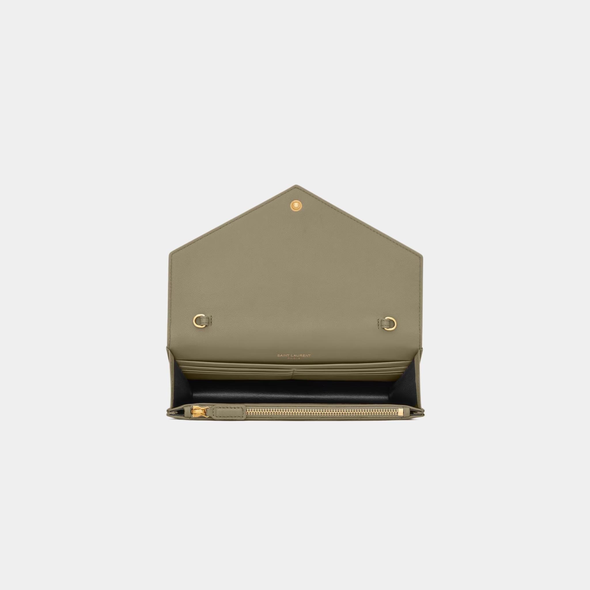 Cassandre Envelope Chain Wallet In Lambskin