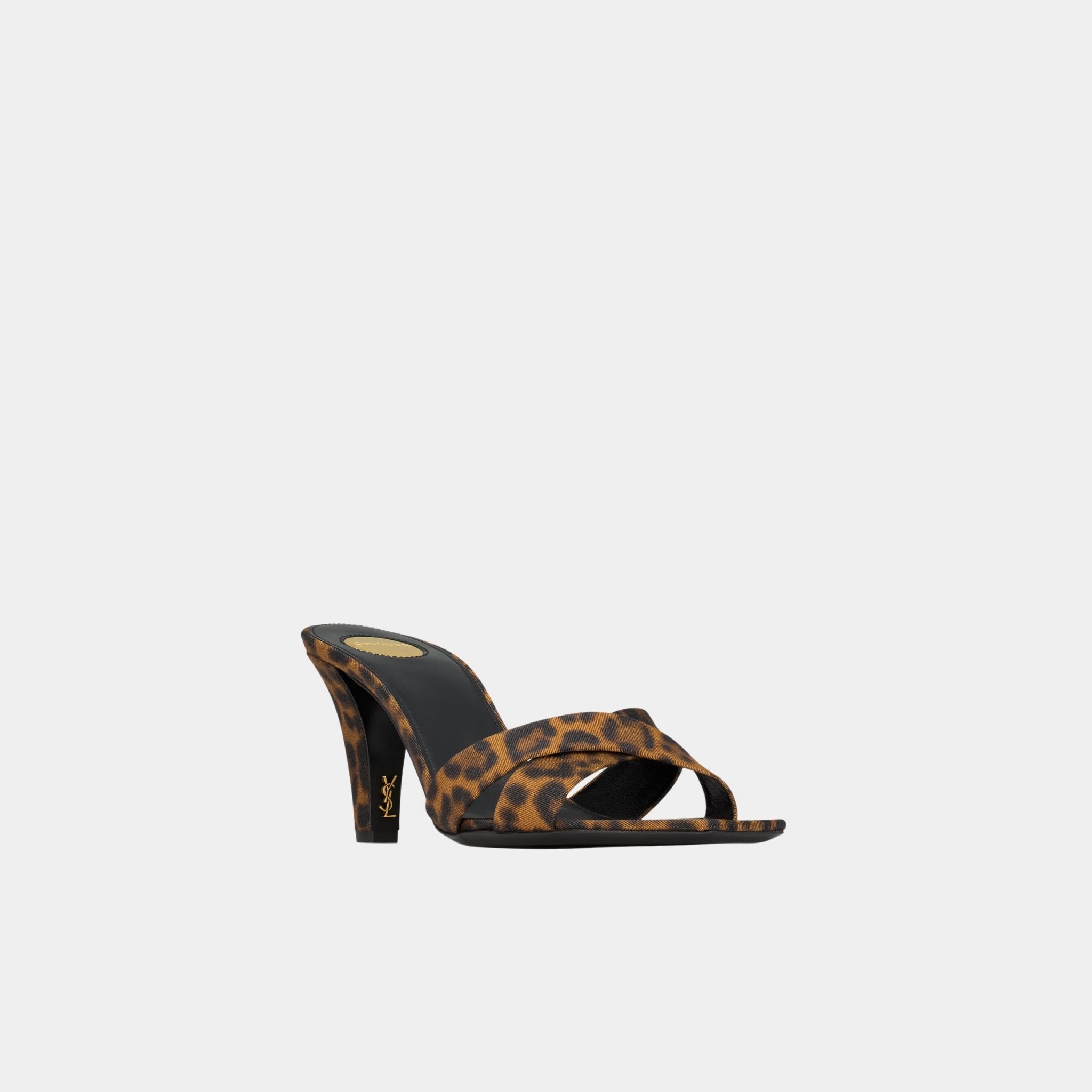 Jill Mules In Leopard Grosgrain