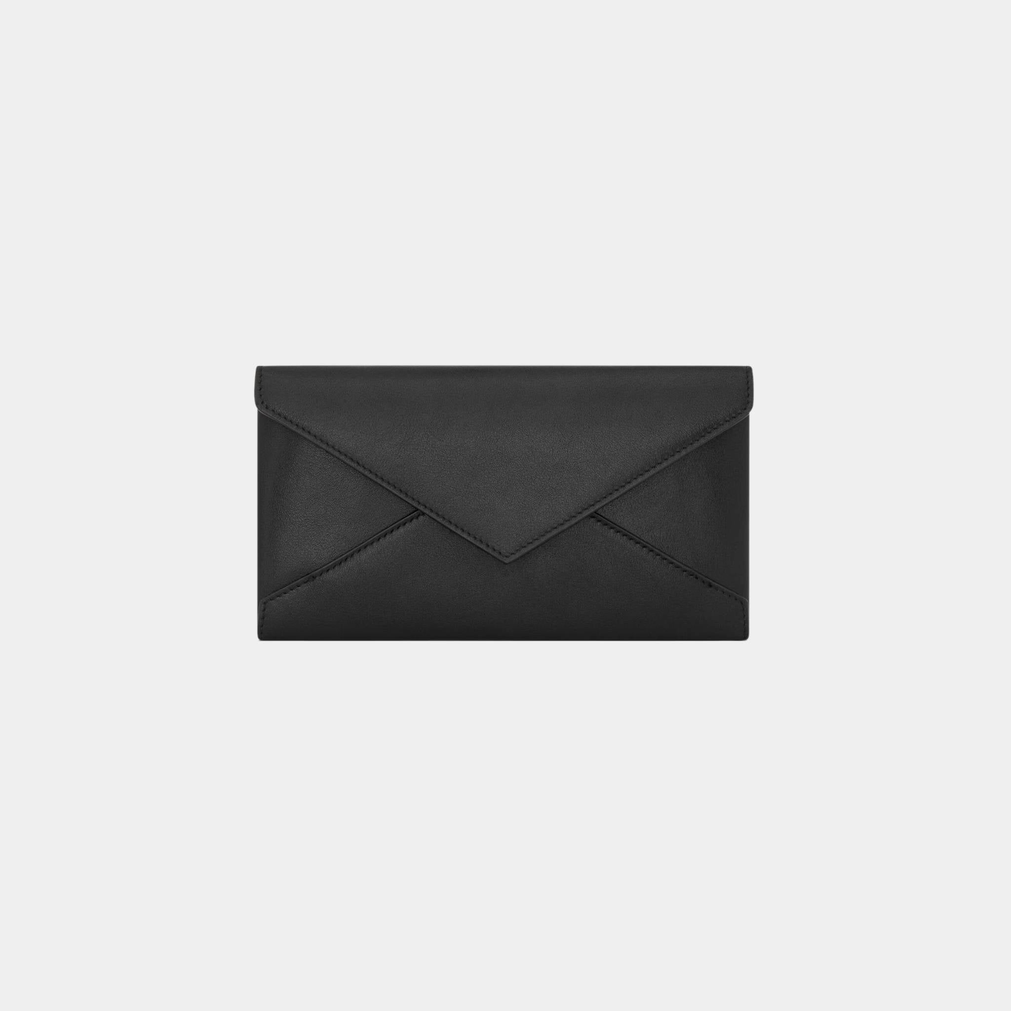 Letter Large Wallet In Leather