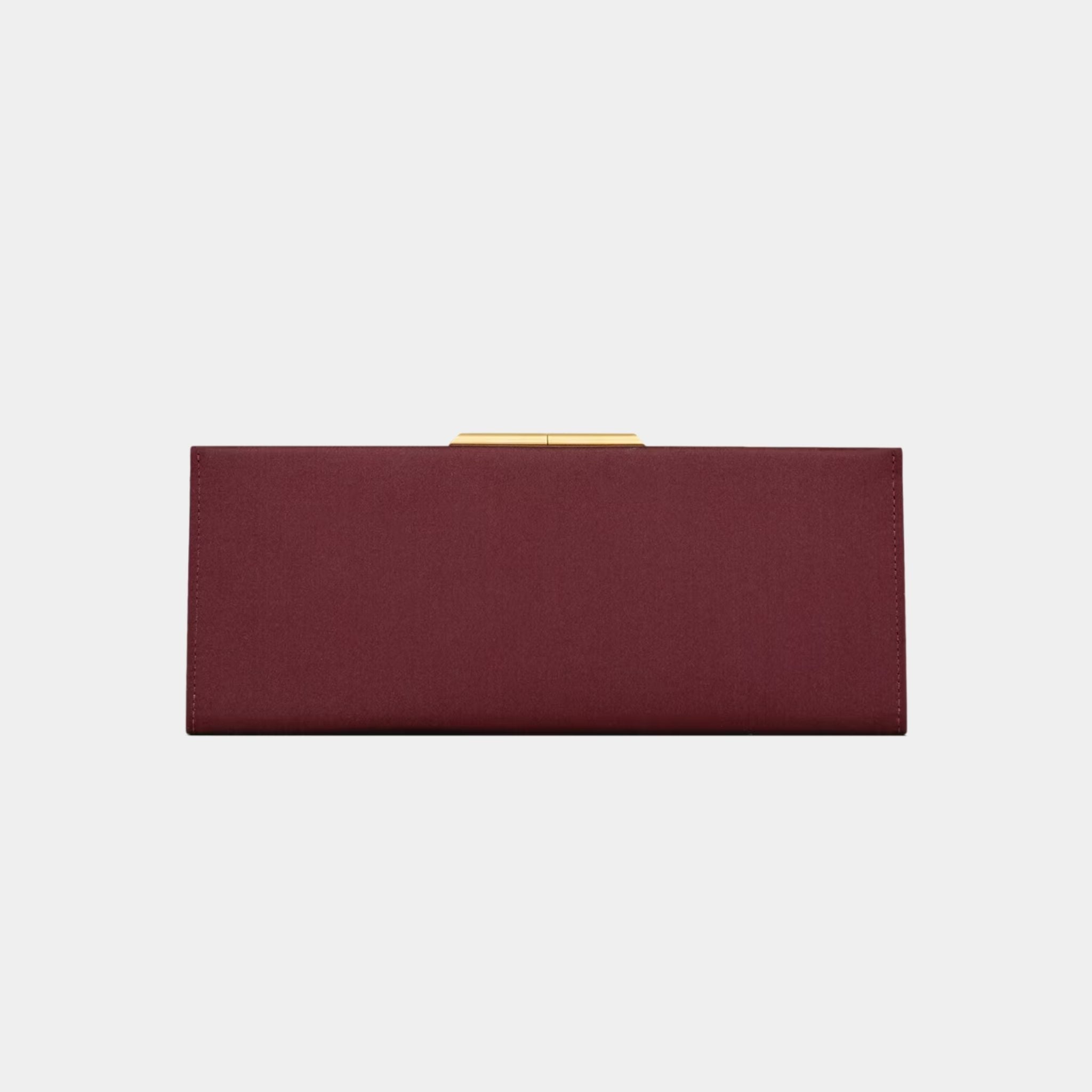 Midnight Small Clutch Satin with Kiss-Lock