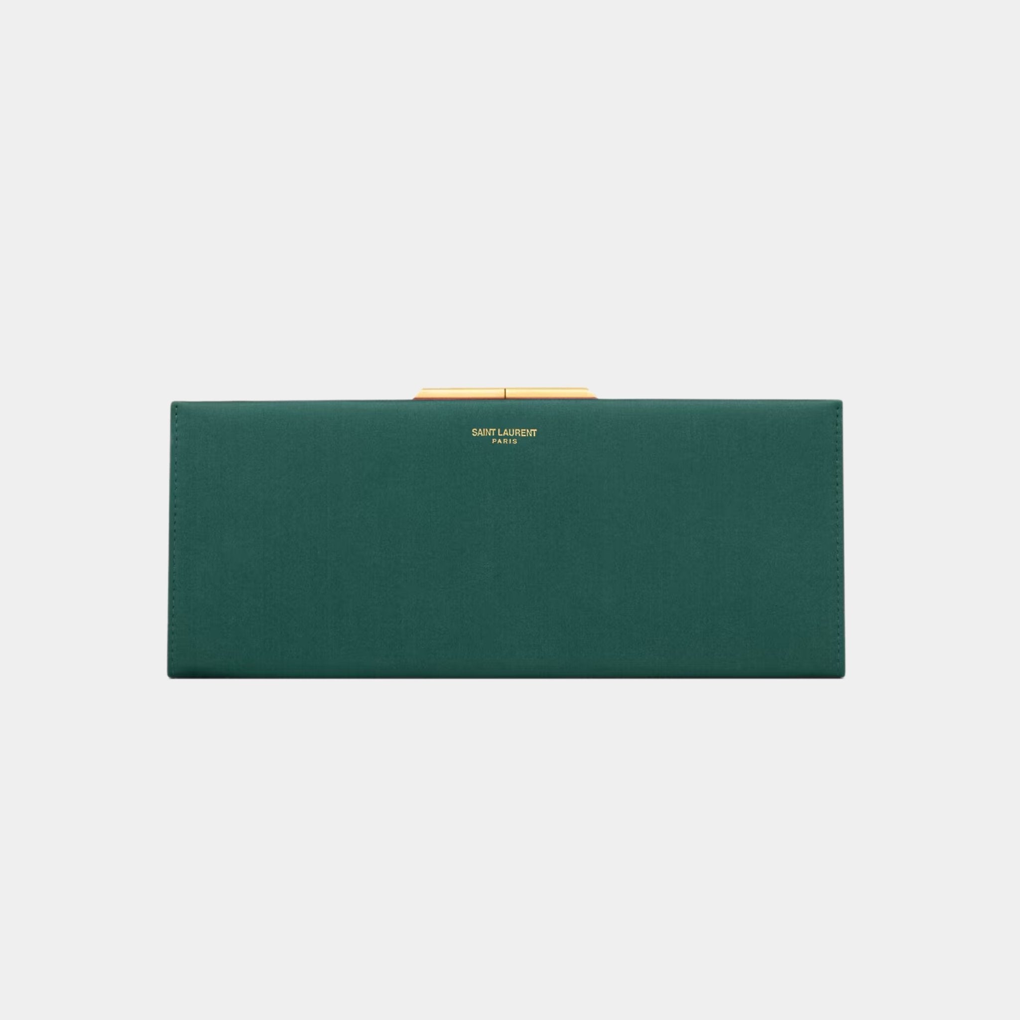 Midnight Small Clutch Satin with Kiss-Lock