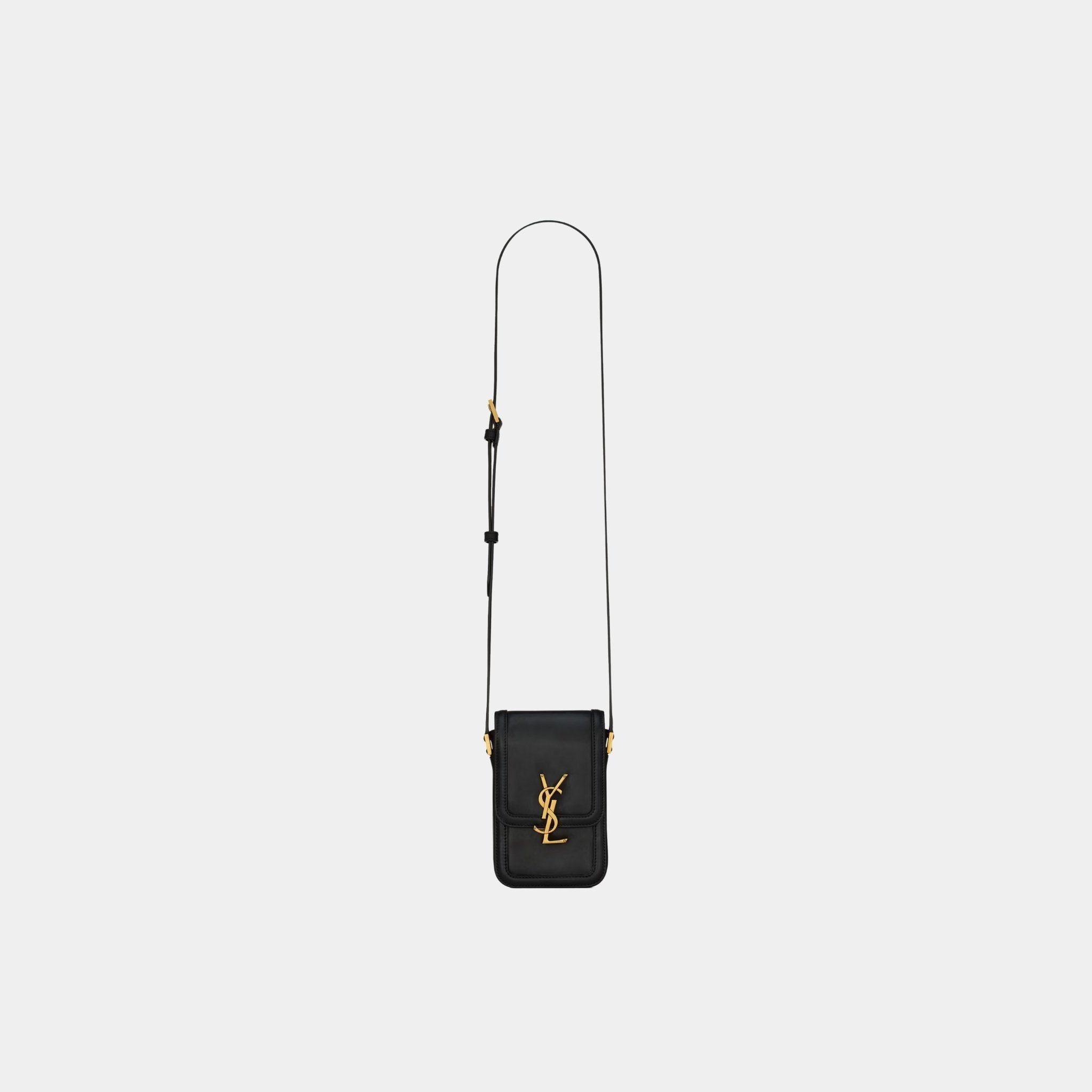 Solferino Mini Bag Smooth Leather in Gold Hardware