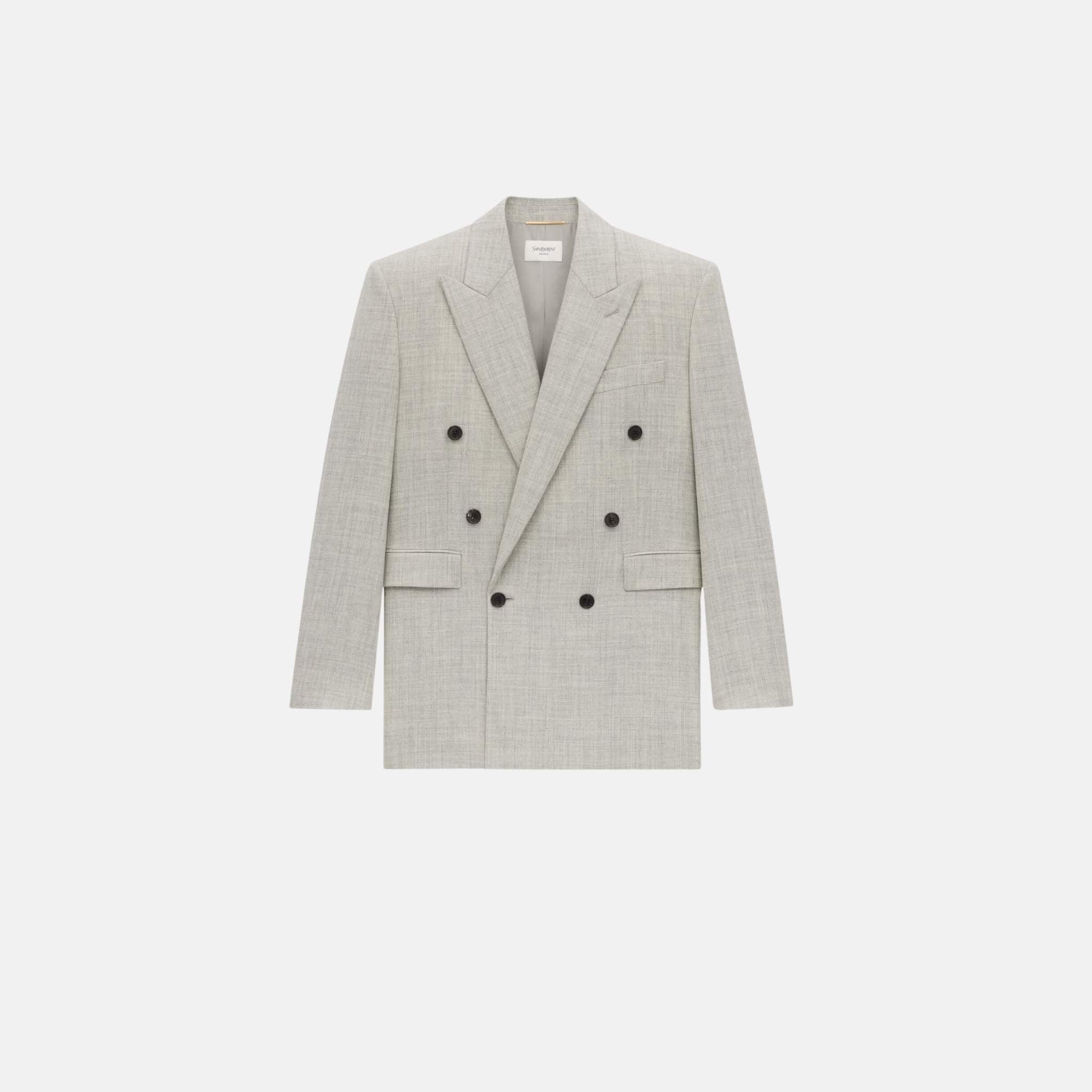 Jacket In Wool Chine