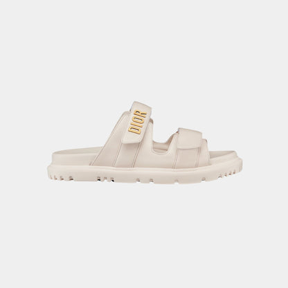 Dioract Slide White Lambskin