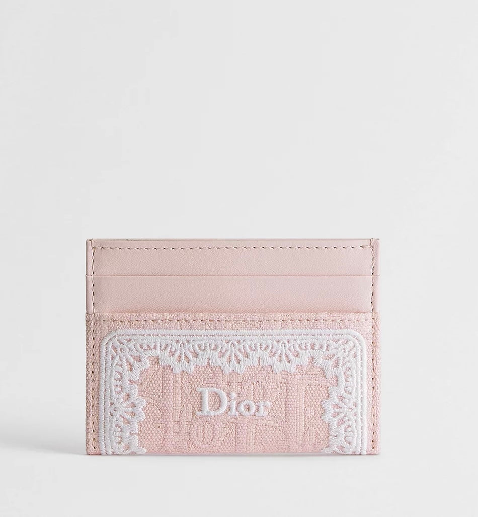 Dior Oblique Freesia Card Holder