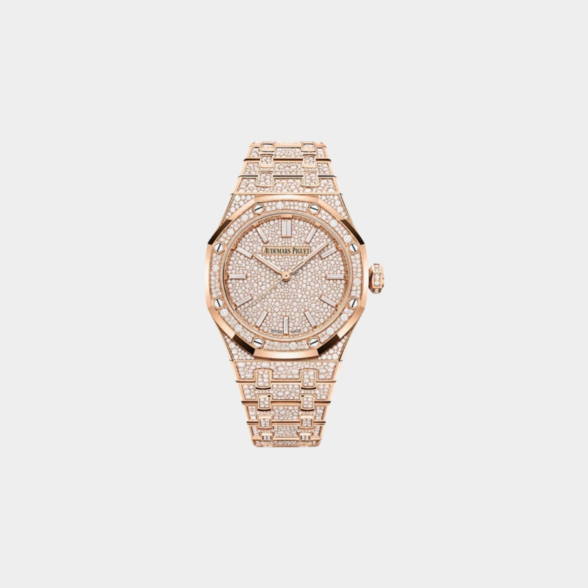 Royal Oak Automatic Diamond Watch 15452OR.ZZ.1258OR.02