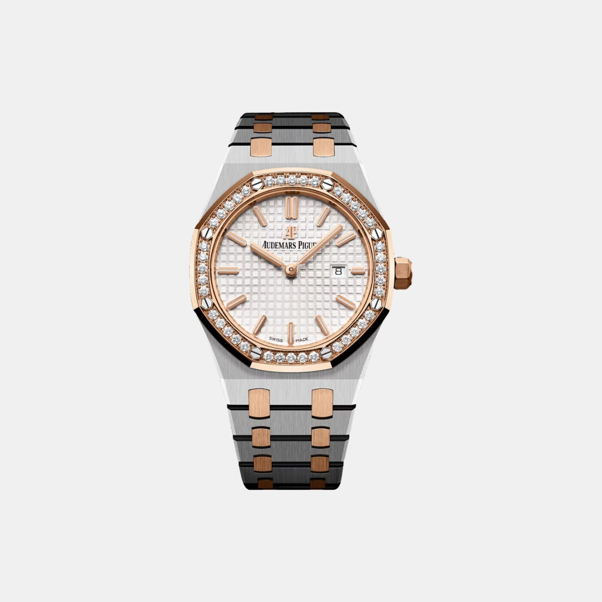 Royal Oak 67651SR.ZZ.1261SR.01 Silver Dial Rose Gold 33mm