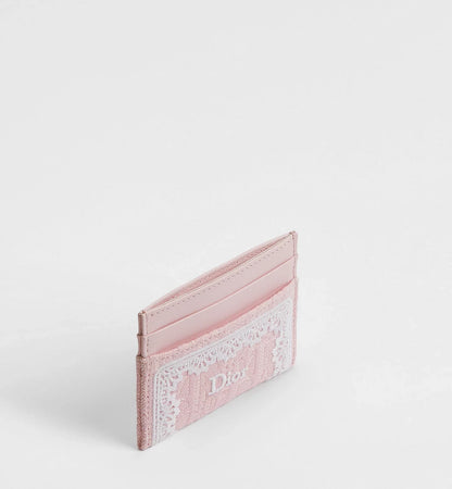 Dior Oblique Freesia Card Holder